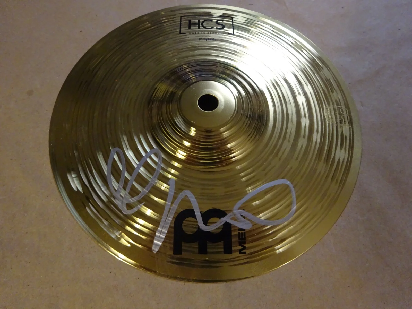 Signed Miley Cyrus Hannah Montana Autographed 8" Splash Cymbal JSA COA, изображение 2