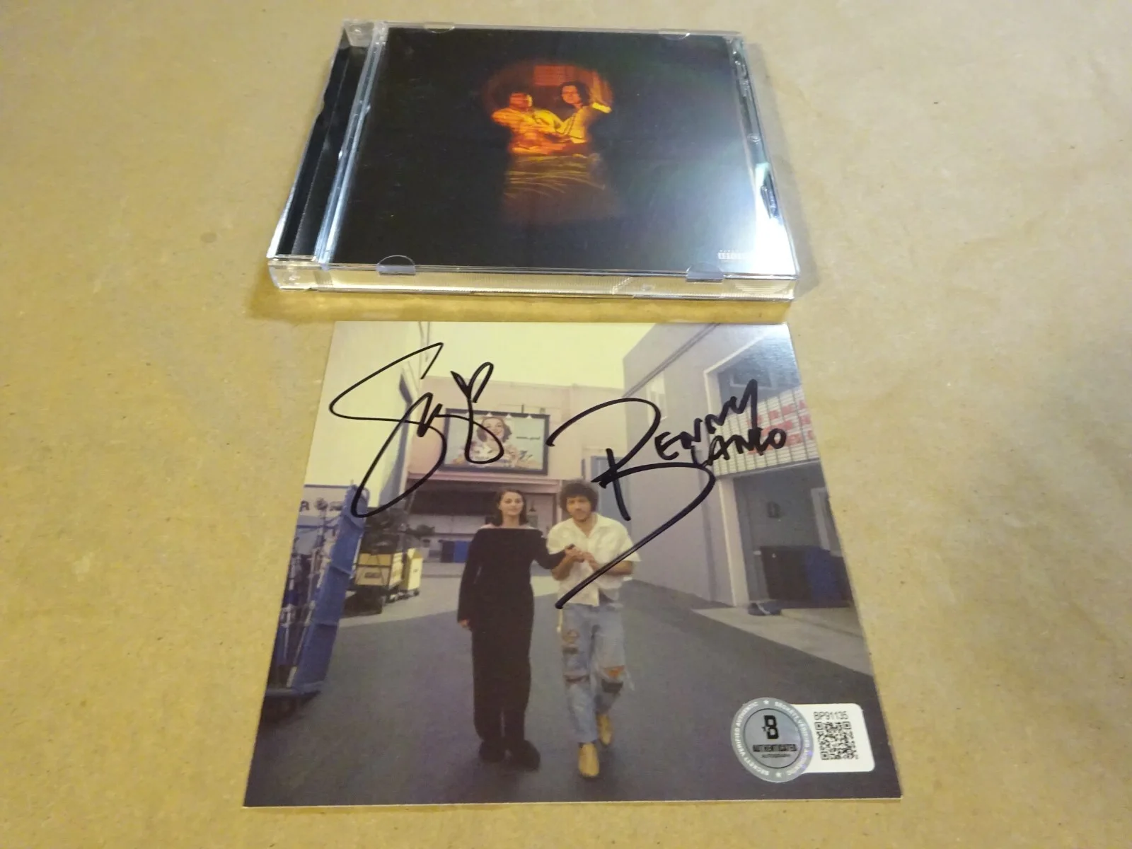 Autographed Selena Gomez & Benny Blanco CD & Signed Insert Beckett BAS COA, image 2