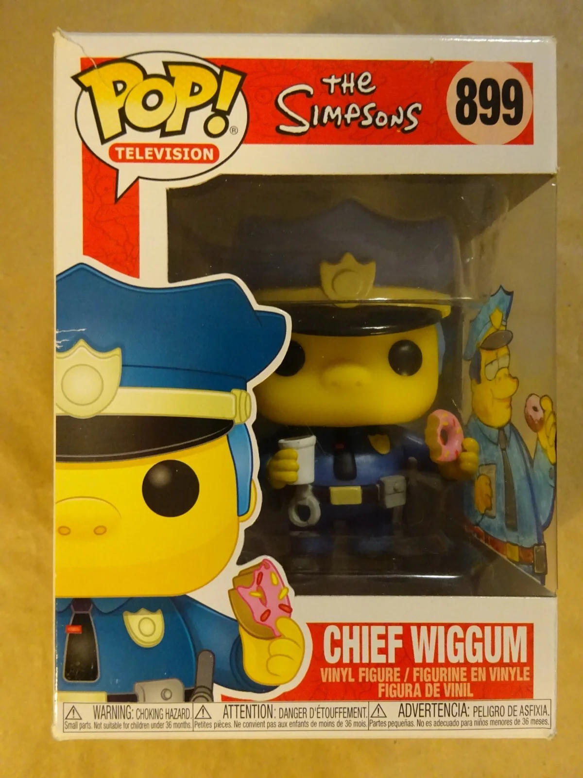 Ken Wheaton — Ken Wheaton Signed & Sketched The Simpsons Chief Wiggum Funko Pop JSA COA, изображение 5