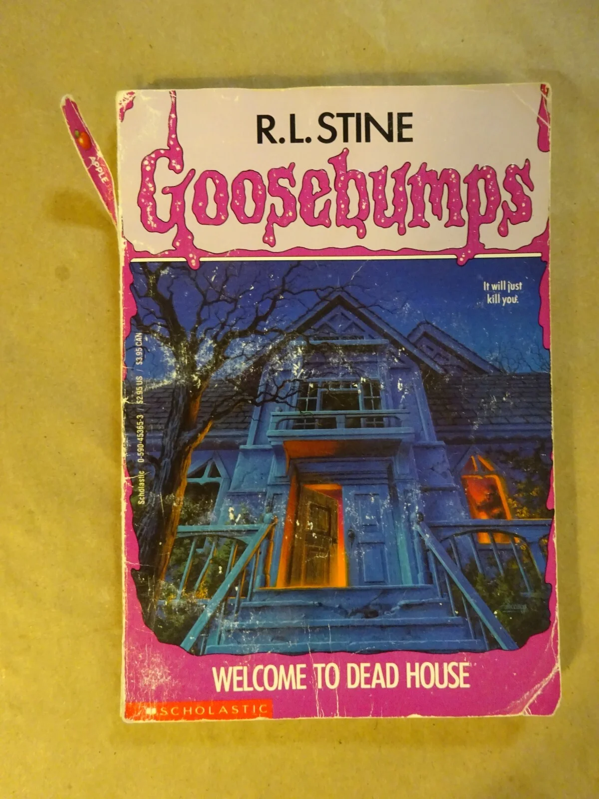 RL Stine, Tim Jacobus — Signed RL Stine Tim Jacobus Welcome To Dead House Goosebumps 1st Ed Book JSA COA, изображение 2