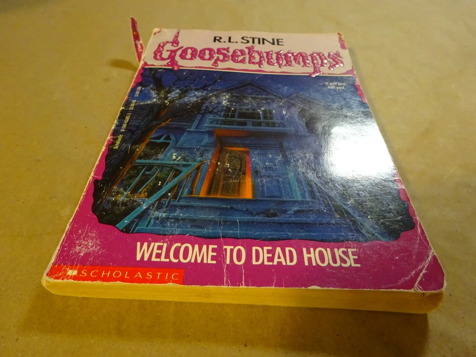 RL Stine, Tim Jacobus — Signed RL Stine Tim Jacobus Welcome To Dead House Goosebumps 1st Ed Book JSA COA, изображение 3