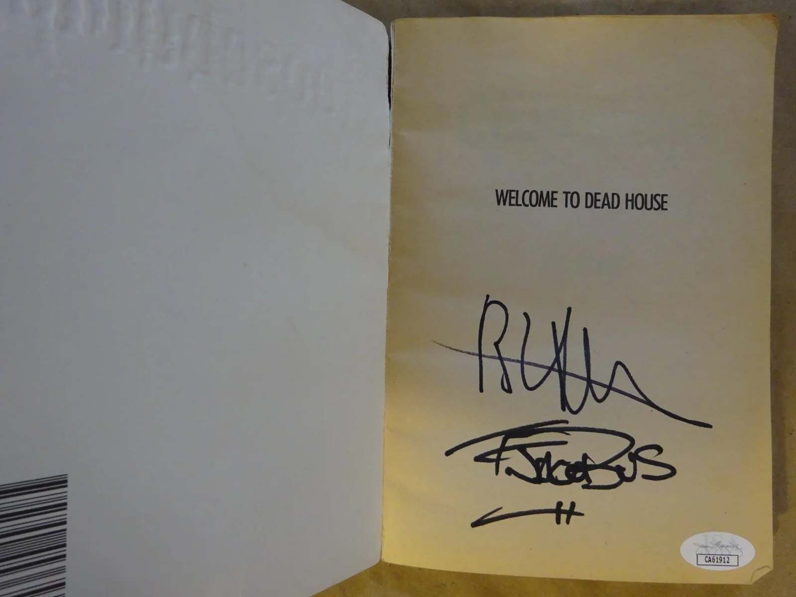 RL Stine, Tim Jacobus — Signed RL Stine Tim Jacobus Welcome To Dead House Goosebumps 1st Ed Book JSA COA, изображение 4