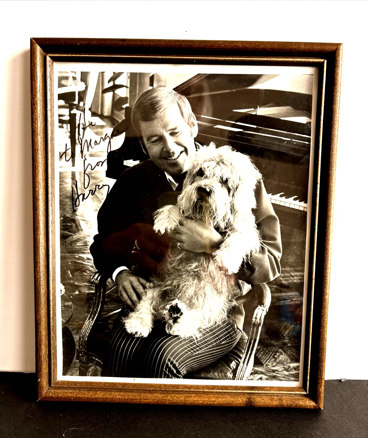 Paul Lynde — Actor Paul Lynde Signed 8x10 Photo Signed from his Dog Harry To Marg, READ STORY
