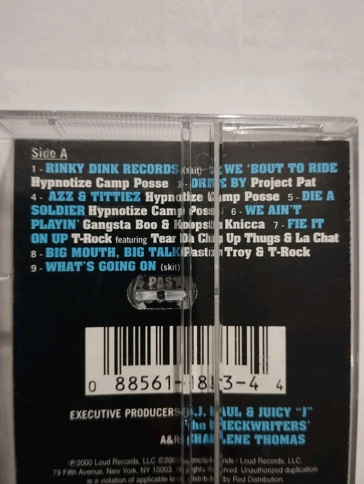 Lord Infamous, Gangsta Boo, Juicy J — Three Six Mafia Lord Infamous Gangsta Boo Juicy J Hypnotize Camp Posse Cassette, изображение 5
