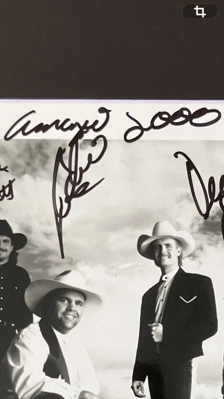 LONESTAR COUNTRY BAND SIGNED/AUTOGRAPHED 8x10 PHOTO SONG LYRICS WITH COA, изображение 3