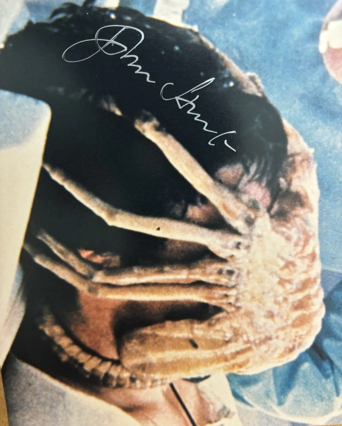 JOHN HURT, IAN HOLM — CAST SIGNED RARE "ALIEN" PHOTO JOHN HURT IAN HOLM, image 3
