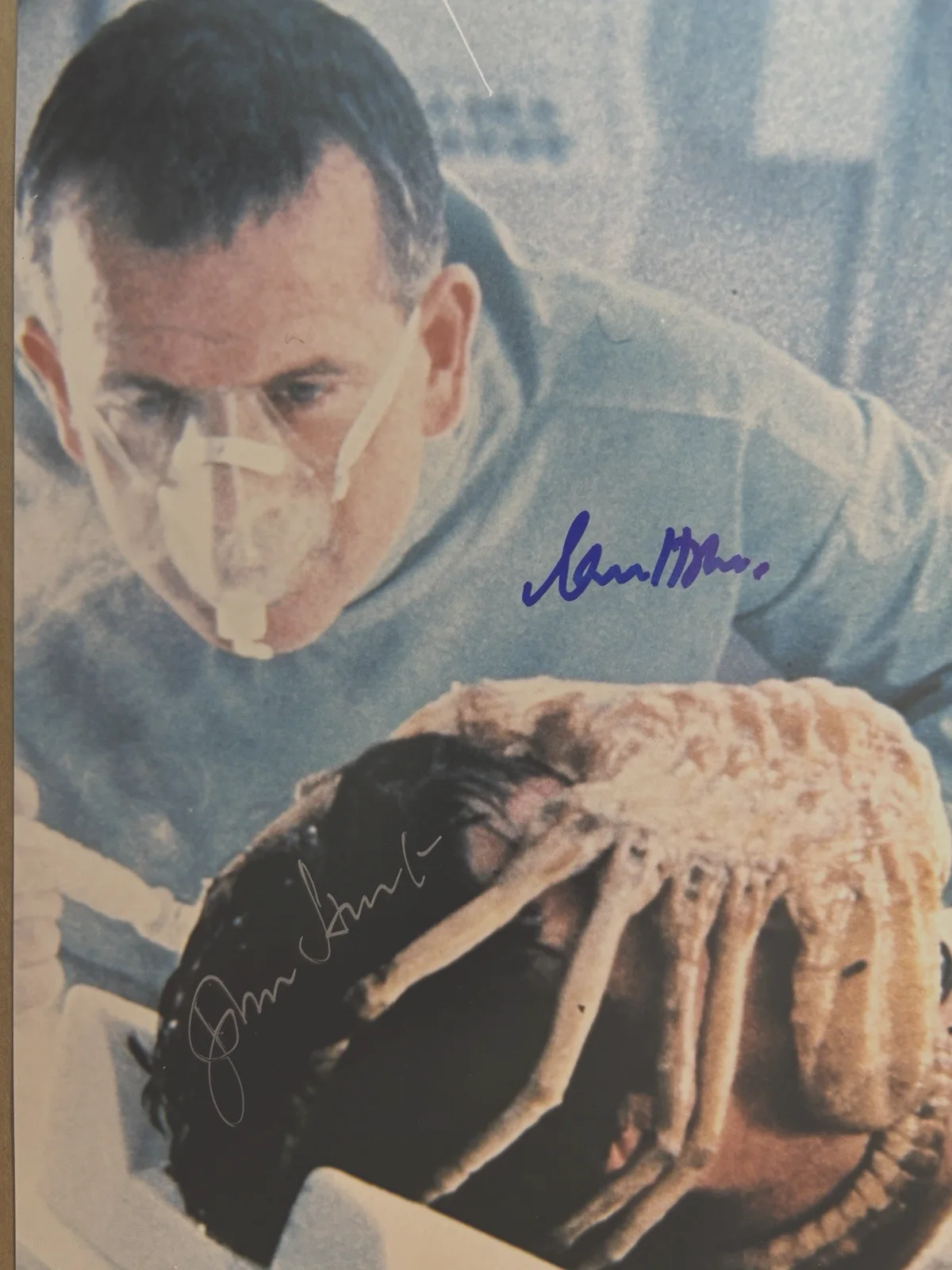 JOHN HURT, IAN HOLM — CAST SIGNED RARE "ALIEN" PHOTO JOHN HURT IAN HOLM, image 4