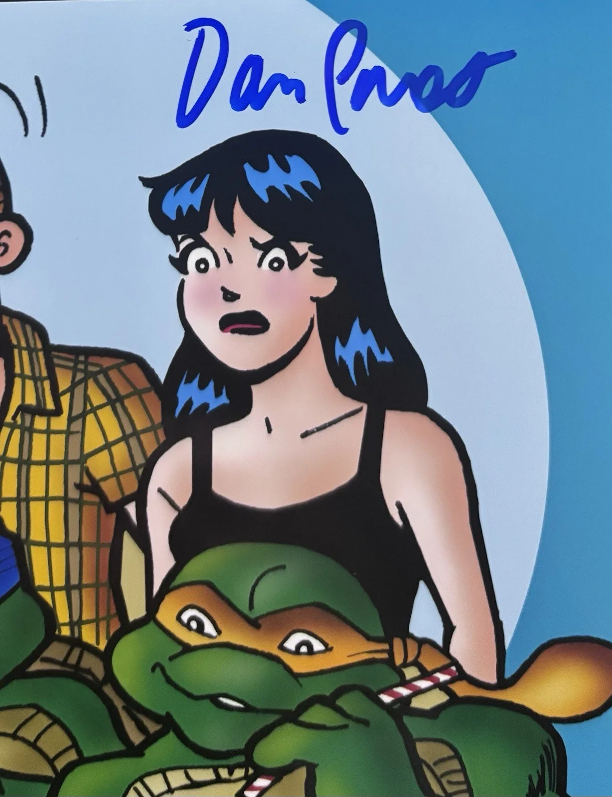 Dan Parent — Dan PARENT Signed 8x10 Photo! ARTIST! ARCHIE COMICS. TEENAGE NINJA TURTLES W/COA, изображение 2