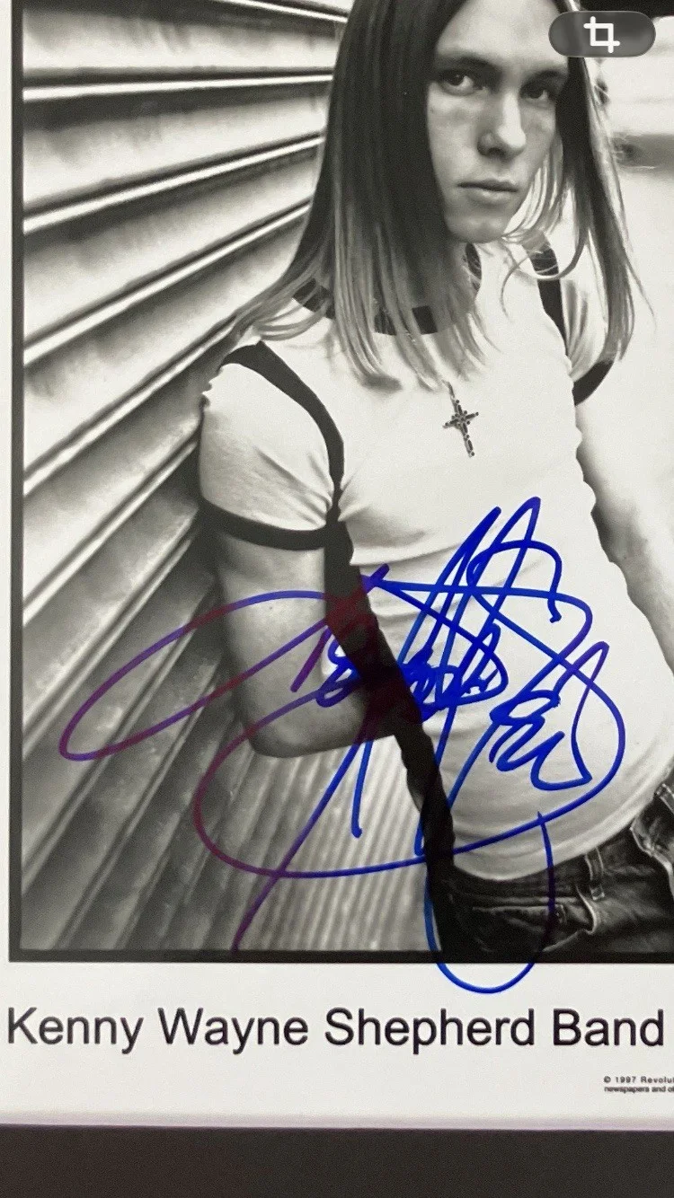 KENNY WAYNE SHEPHERD SIGNED/AUTOGRAPHED 8x10 PHOTO WITH COA, image 2