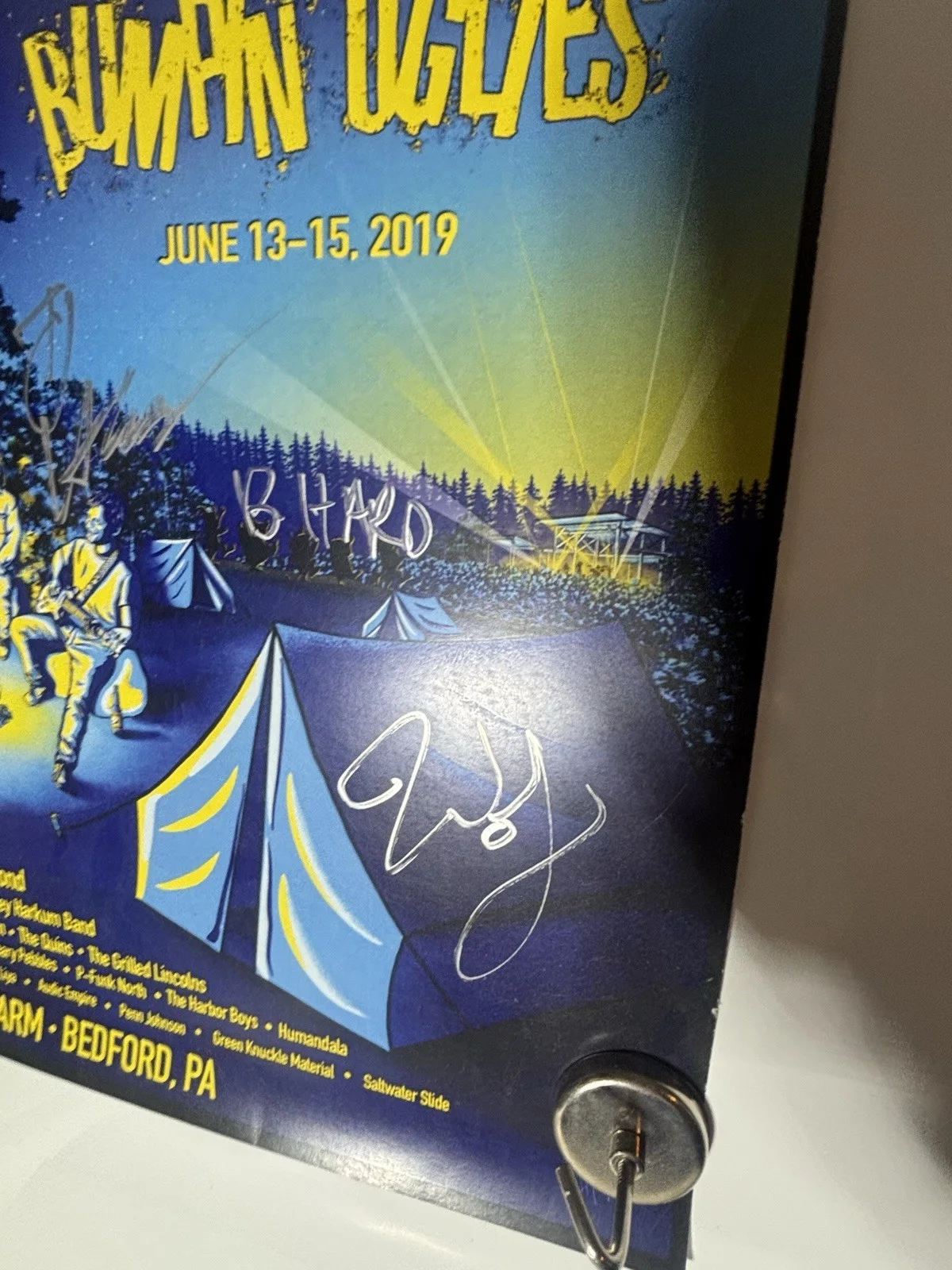 Bumpin UglIes first Weekend at Wolfies signed poster, image 3