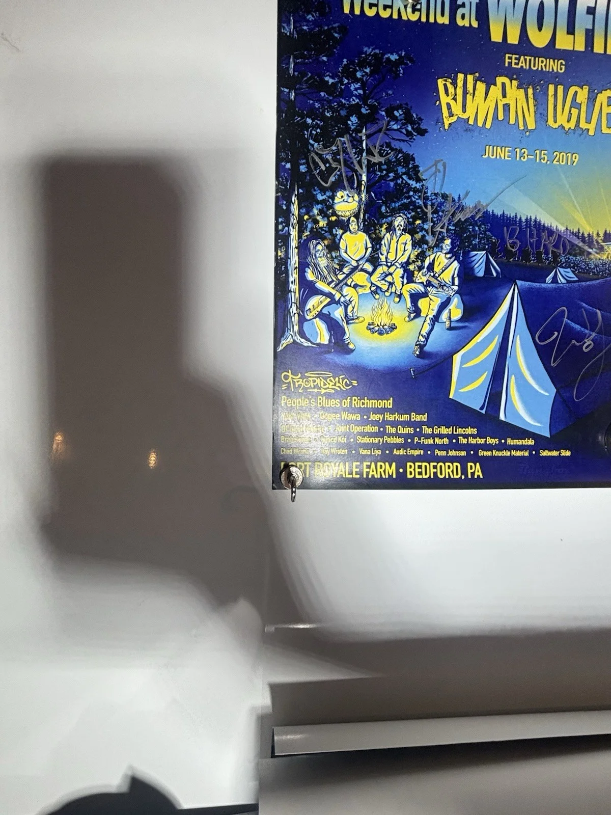 Bumpin UglIes first Weekend at Wolfies signed poster, image 5
