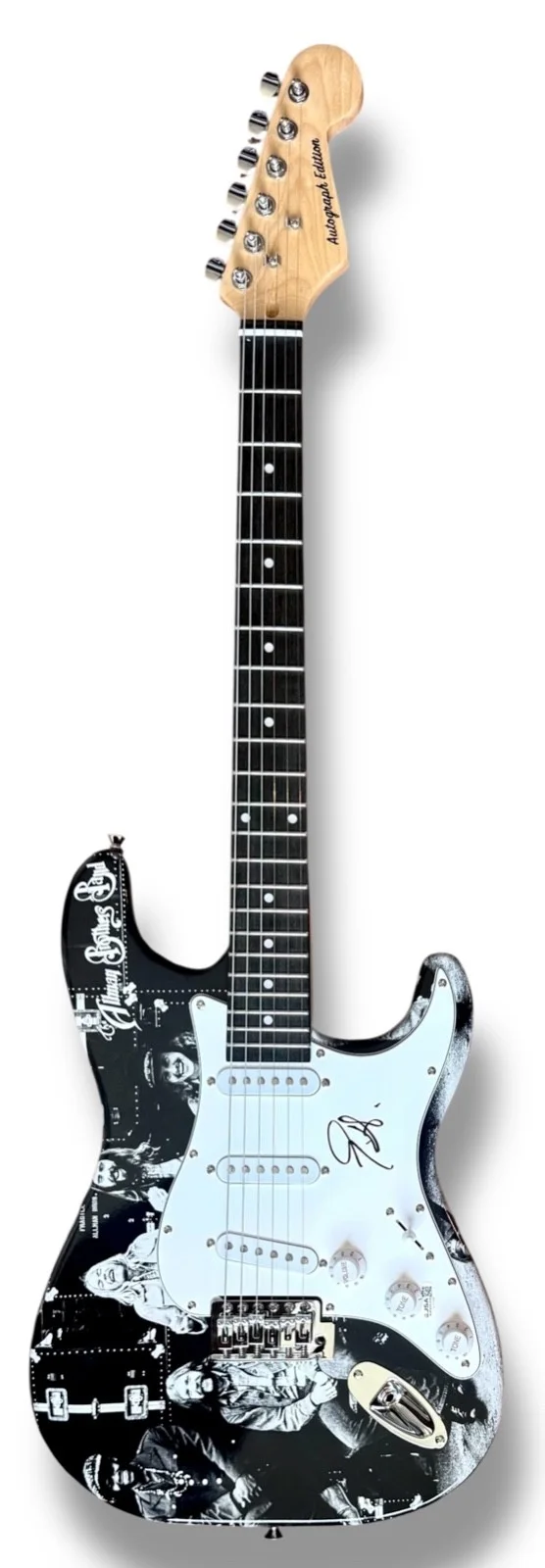 Gregg Allman Signed Guitar Custom Graphics JSA COA The Allman Brothers Band, изображение 3