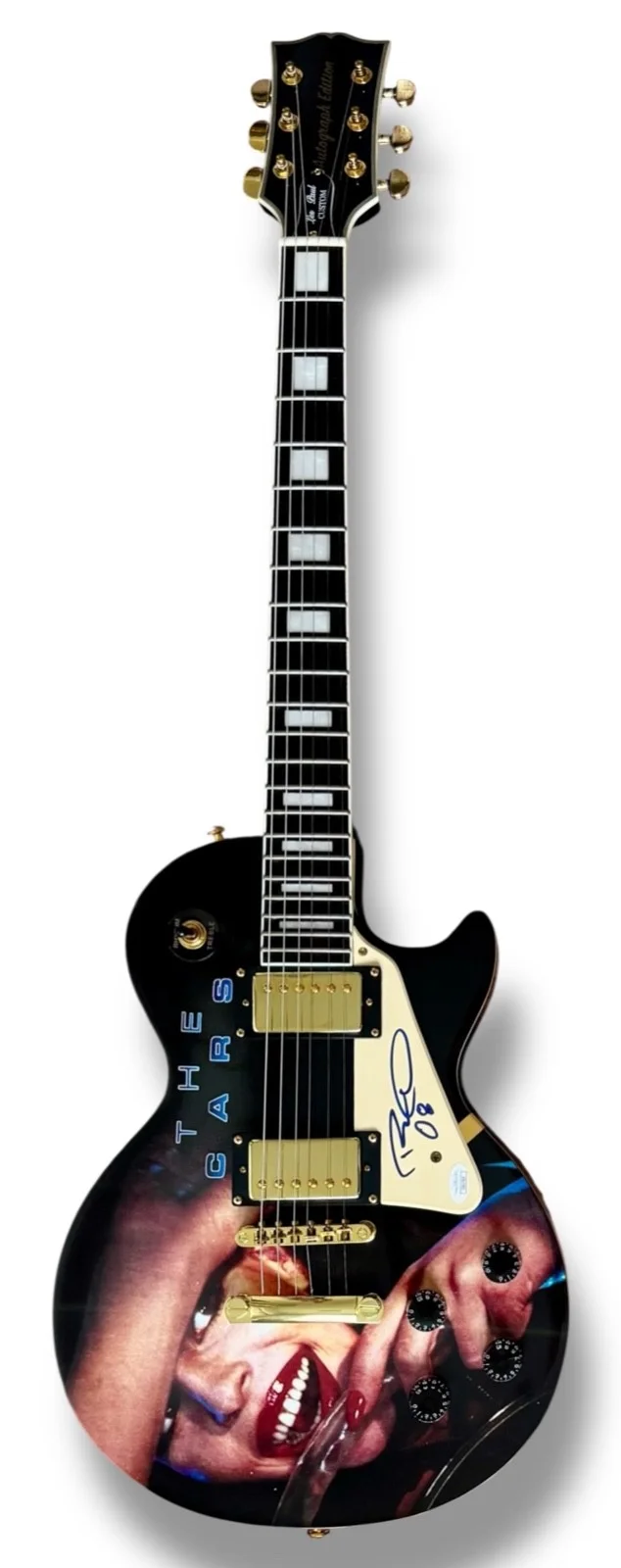 Ric Ocasek Signed Guitar Custom Graphics JSA COA The Cars Just What I Needed, изображение 3