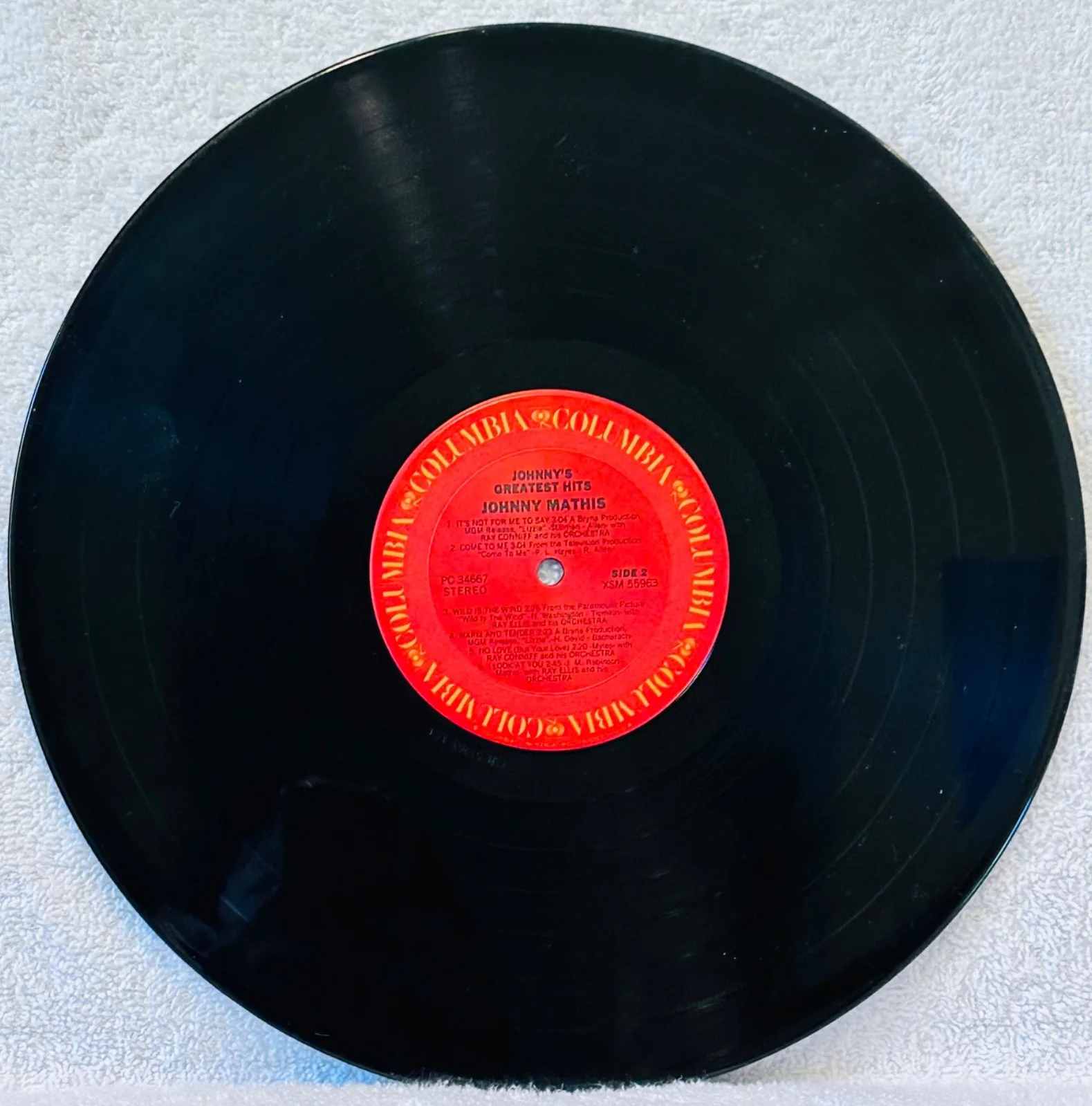 Johnny Mathis - 'Johnny’s Greatest Hits' Vinyl (1958), image 4