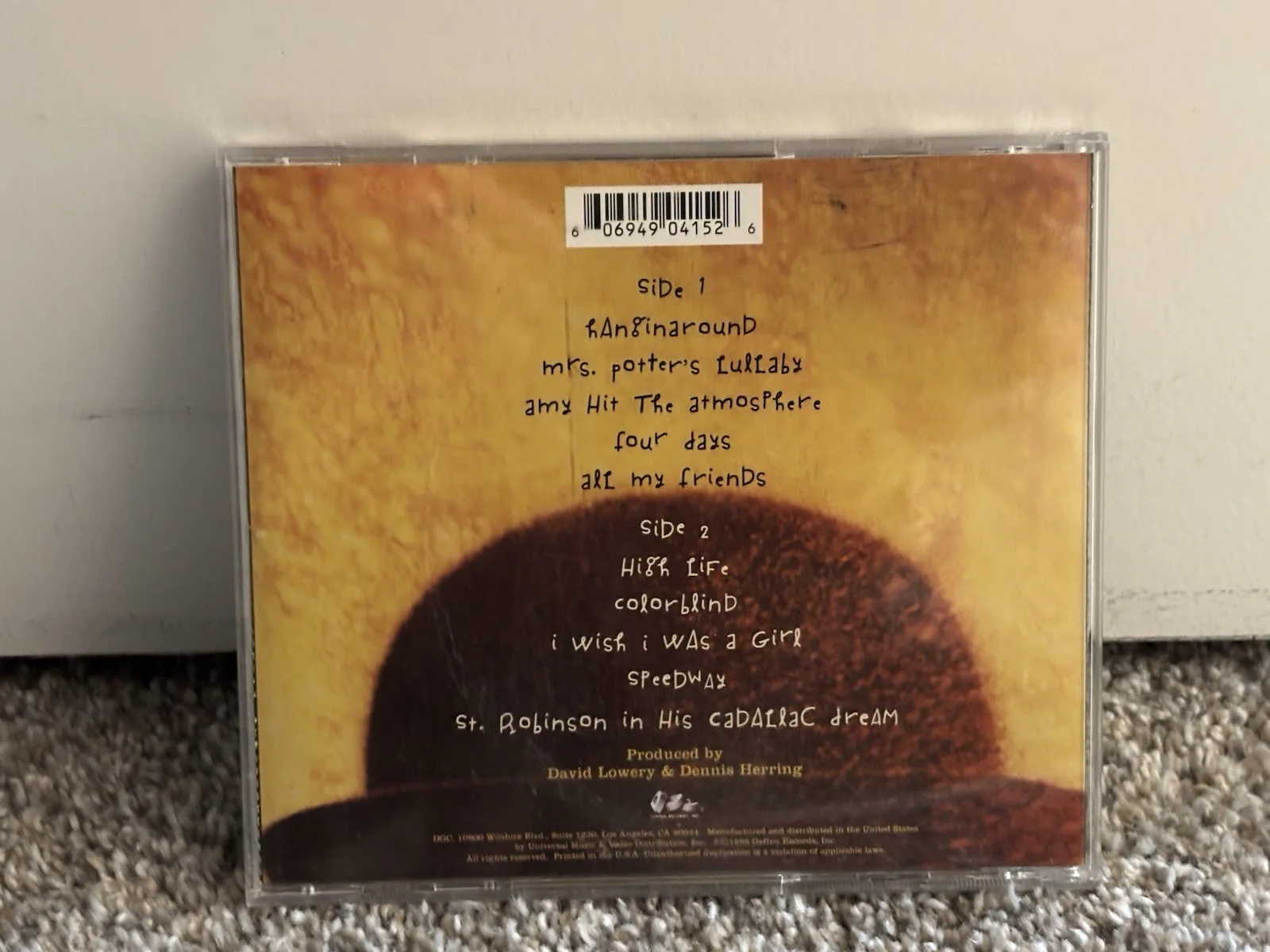 Counting Crows Autographed CD - 1999 This Desert Life Album * GREAT CONDITION *, image 3