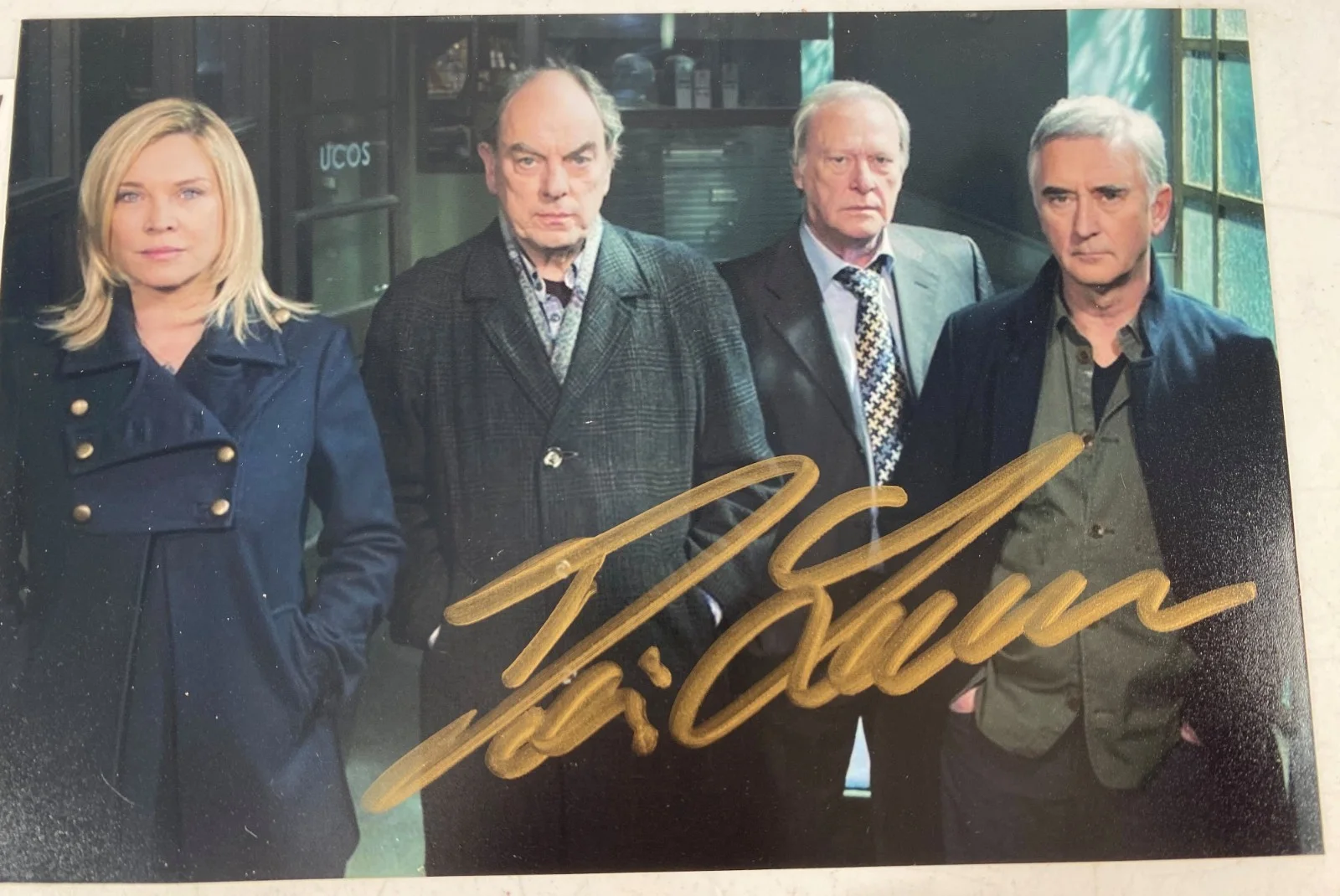 Denis Lawson — 6x4 Signed Denis Lawson COA New Tricks as Steve McAndrew, image 2