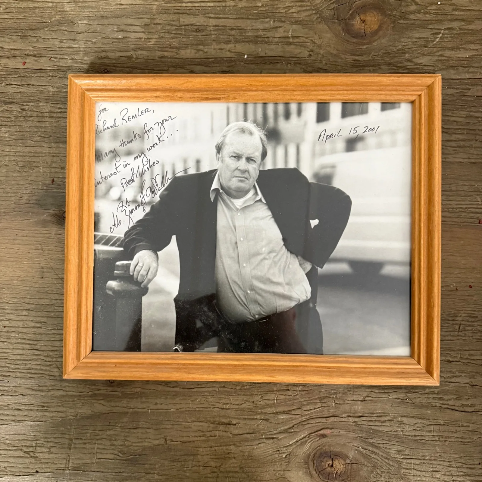 m. Emmet Walsh — M. Emmet Walsh Signed Autographed 8x10 Framed Photo Blade Runner Blood Simple