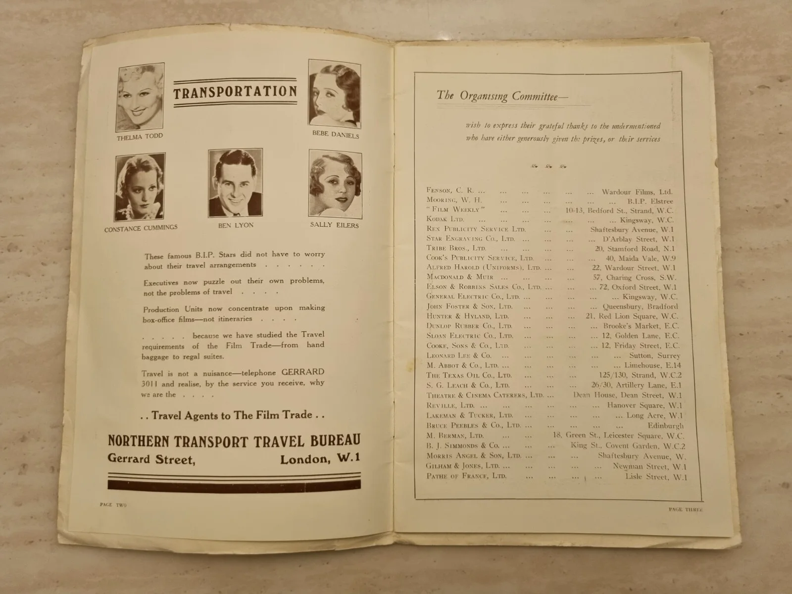 Fourth Annual Film Ball - Royal Albert Hall 22nd November 1933, изображение 3