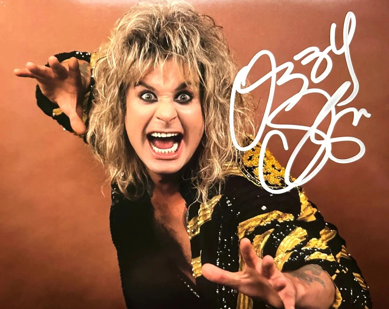 OZZY OSBOURNE (Black Sabbath) Signed Original 8x10" Authentic Autograph w/COA, image 3