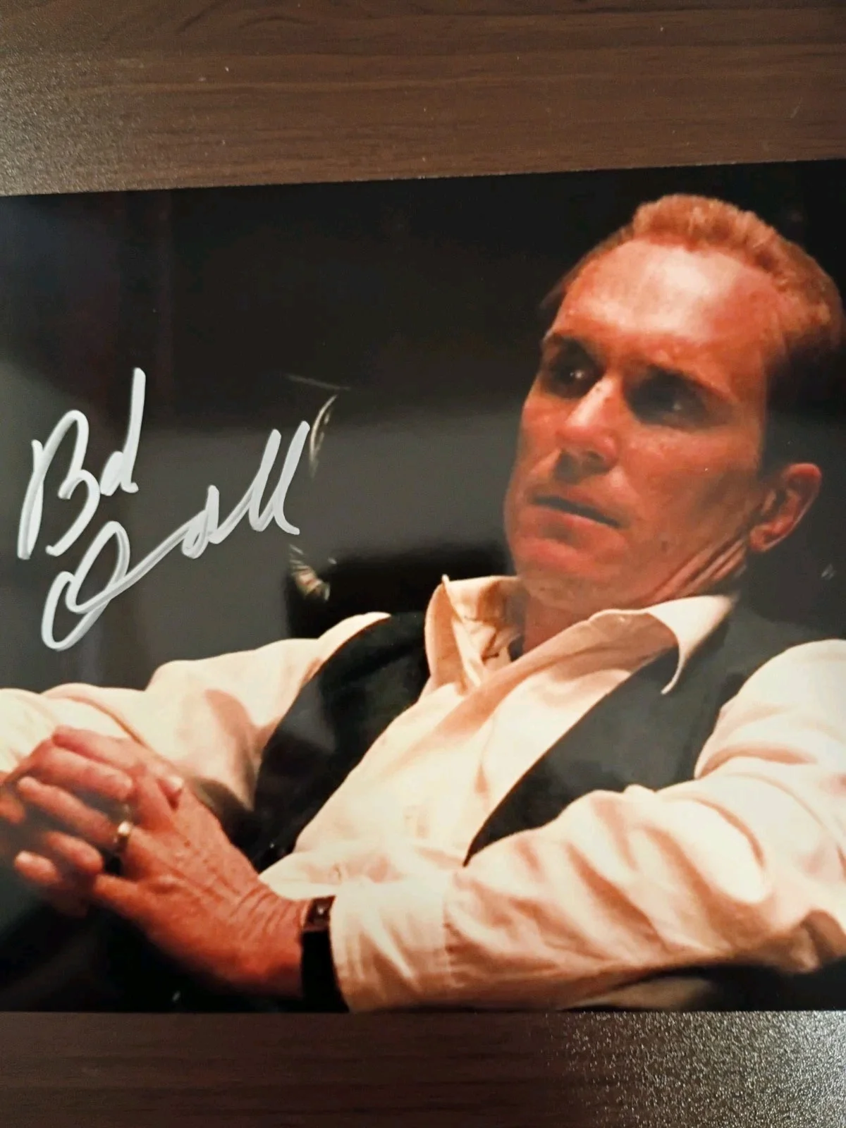 Robert Duvall — Robert Duvall Godfather Signed 8x10 COA E/Matching Numbered Sticker, image 4