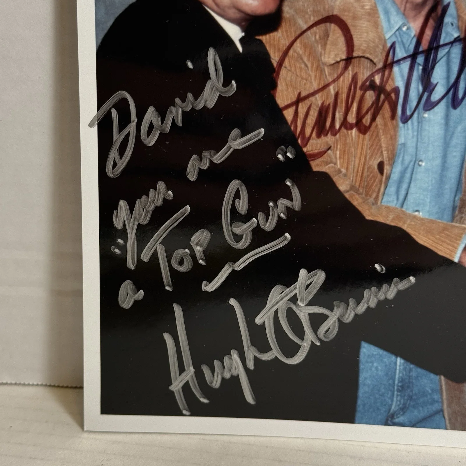 Hugh O’brian, Charlton Heston, Bob Hope, Jimmy Stewart — COWBOY ACTORS Autographed Hugh O’Brian, Charlton Heston, Bob Hope, Jimmy Stewart, изображение 2