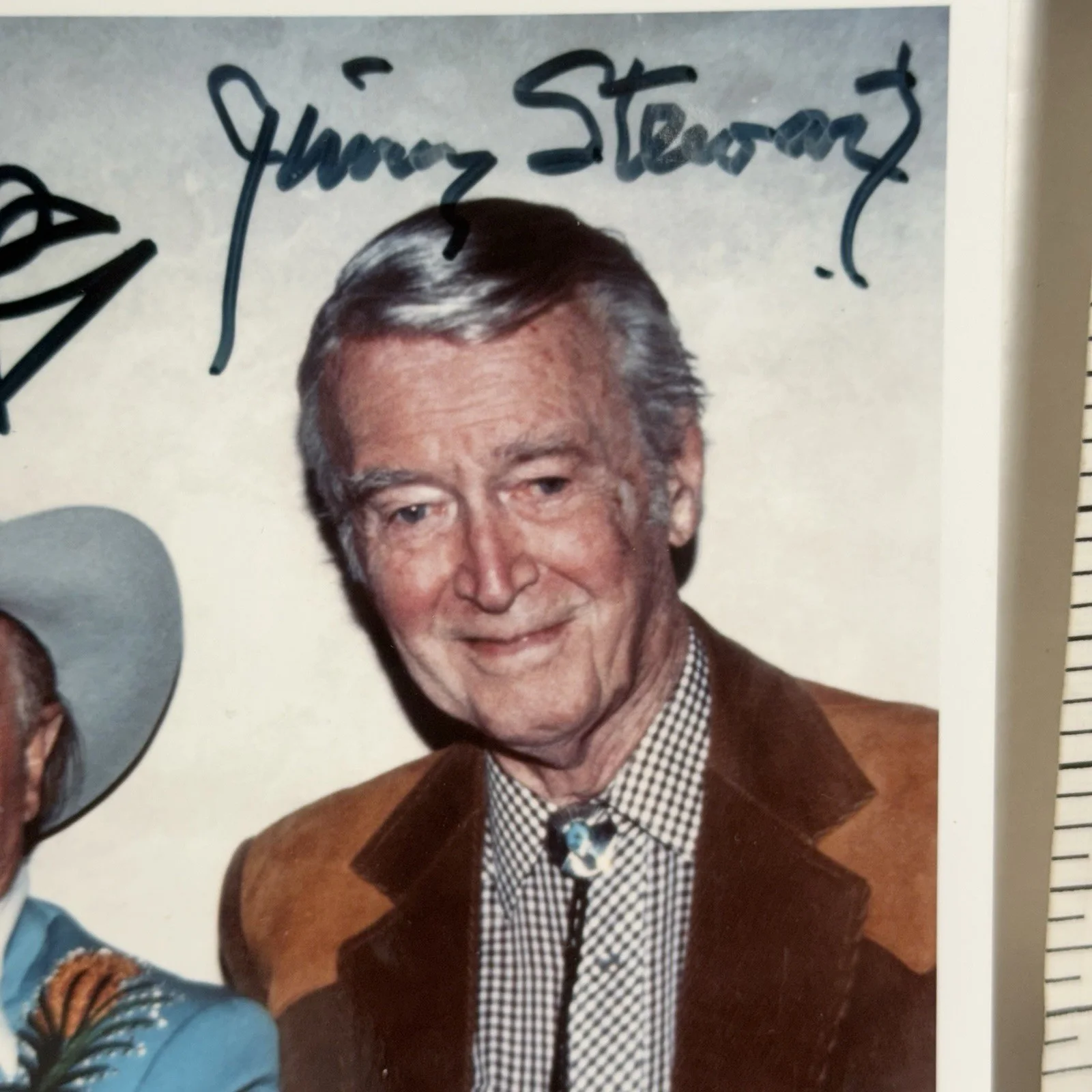 Hugh O’brian, Charlton Heston, Bob Hope, Jimmy Stewart — COWBOY ACTORS Autographed Hugh O’Brian, Charlton Heston, Bob Hope, Jimmy Stewart, изображение 5