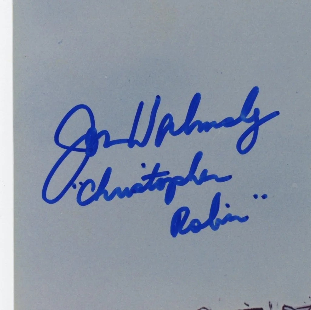 Jon Walmsley — Jon Walmsley Signed 8x10 Photo (COA) Winnie the Pooh Voice of Christopher Robin, image 2