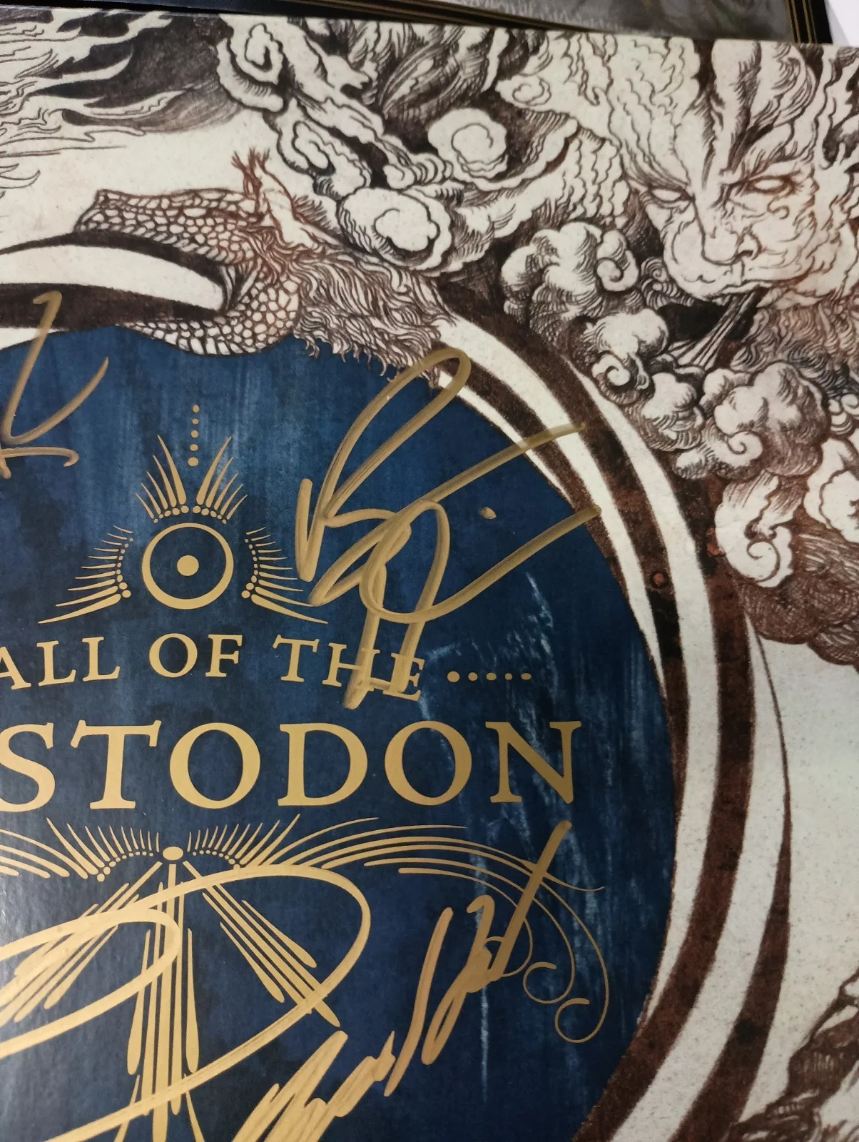 Mastodon SIGNED Call Of The Mastodon 12" Yellow Vinyl Album Brent Hinds JSA COA, изображение 5