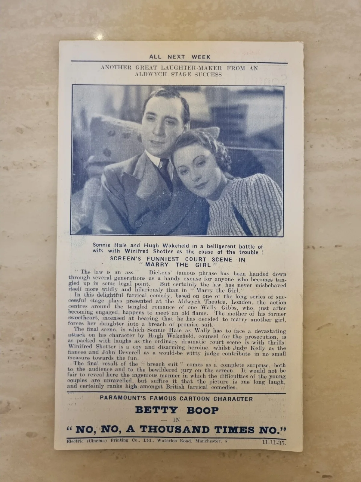 1935 The Crusades - Henry Wilcoxon Loretta Young / Marry The Girl - Judy Kelly, изображение 3