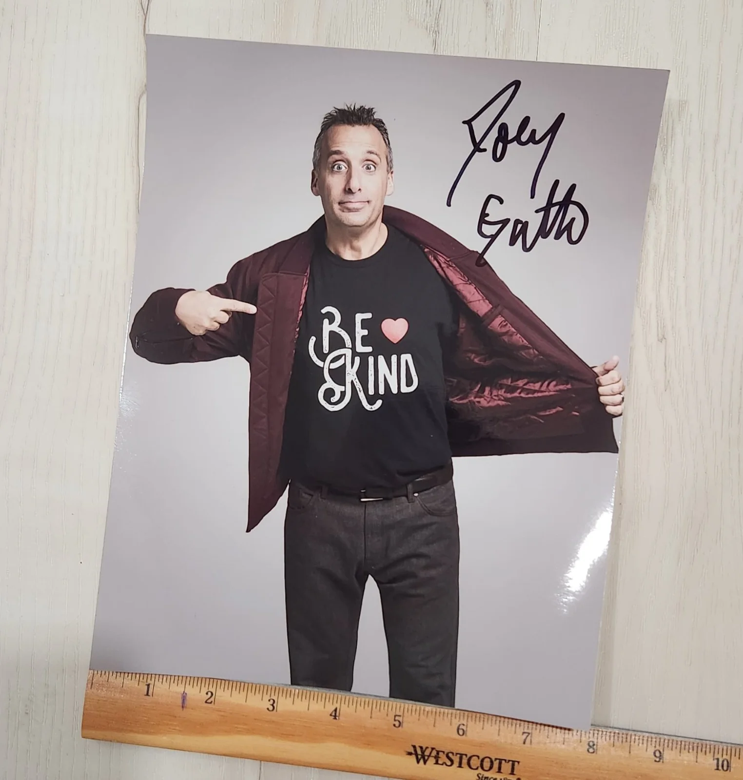 JOE GATTO — Impractical Jokers Joe Gatto Celebrity Autograph Photo 8x10, изображение 3