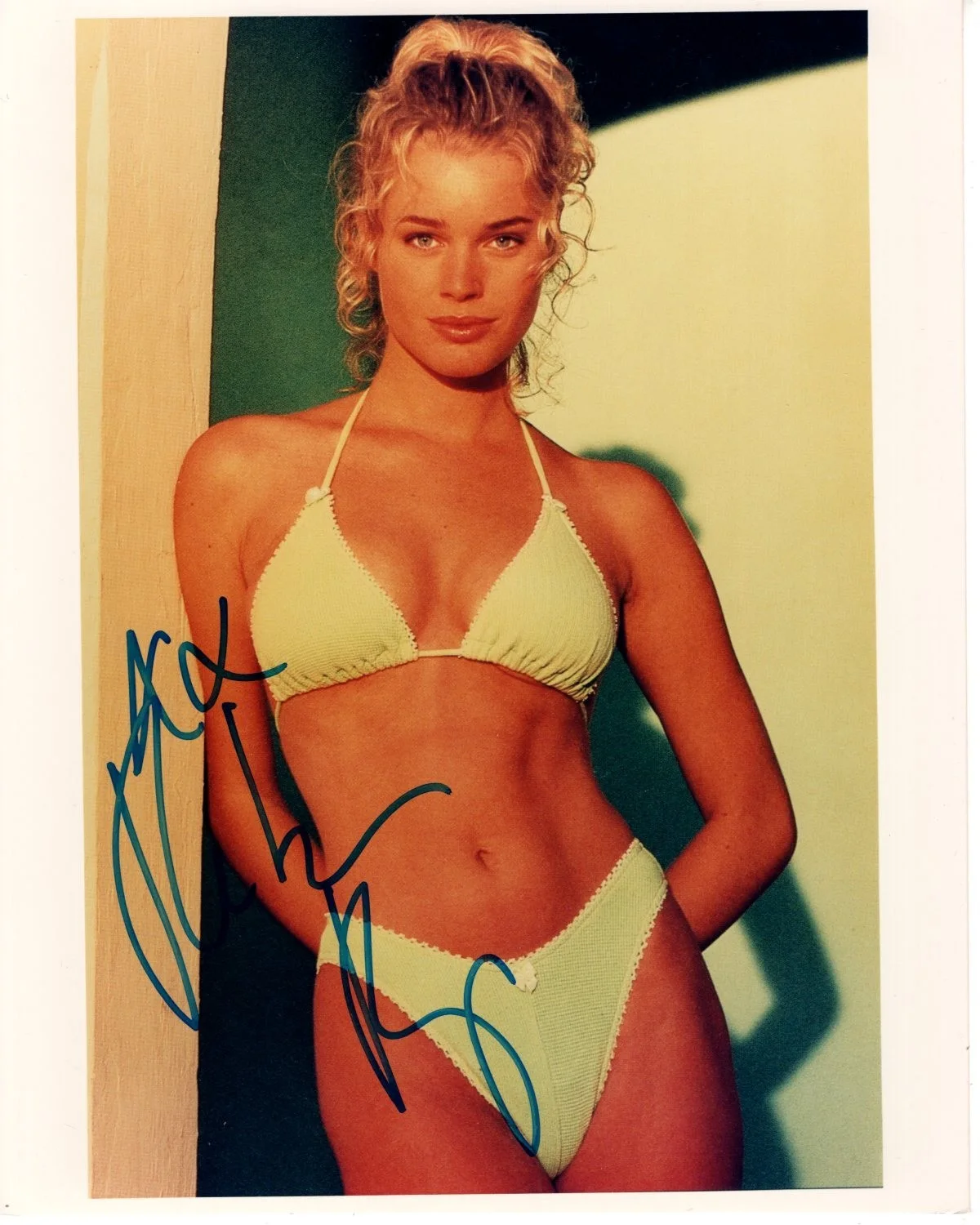 Rebecca Romijn — REBECCA ROMIJN Signed 8x10 SEXY BIKINI Photo w/ Hologram COA