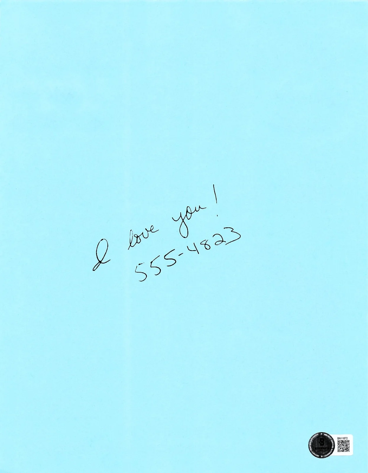 CLAUDIA WELLS — CLAUDIA WELLS JENNIFER PARKER AUTOGRAPH SIGNED BACK TO THE FUTURE FLYER BECKETT, image 2