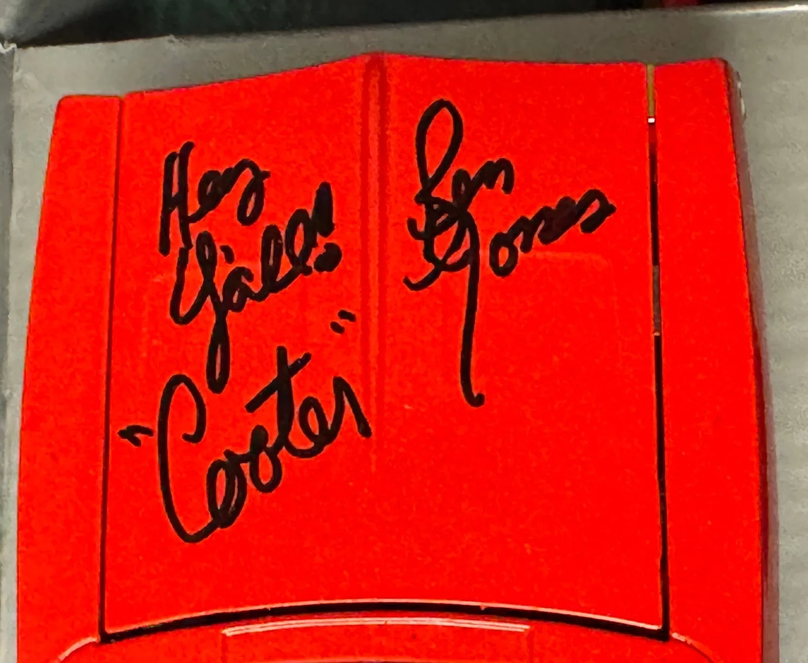 Tom Wopat, Ben Jones, Byron Cherry Coy Duke — Dukes of Hazzard signed 1969 Dodge Charger 1:25 Diecast Car - Wopat/Jones/Cherry, изображение 3