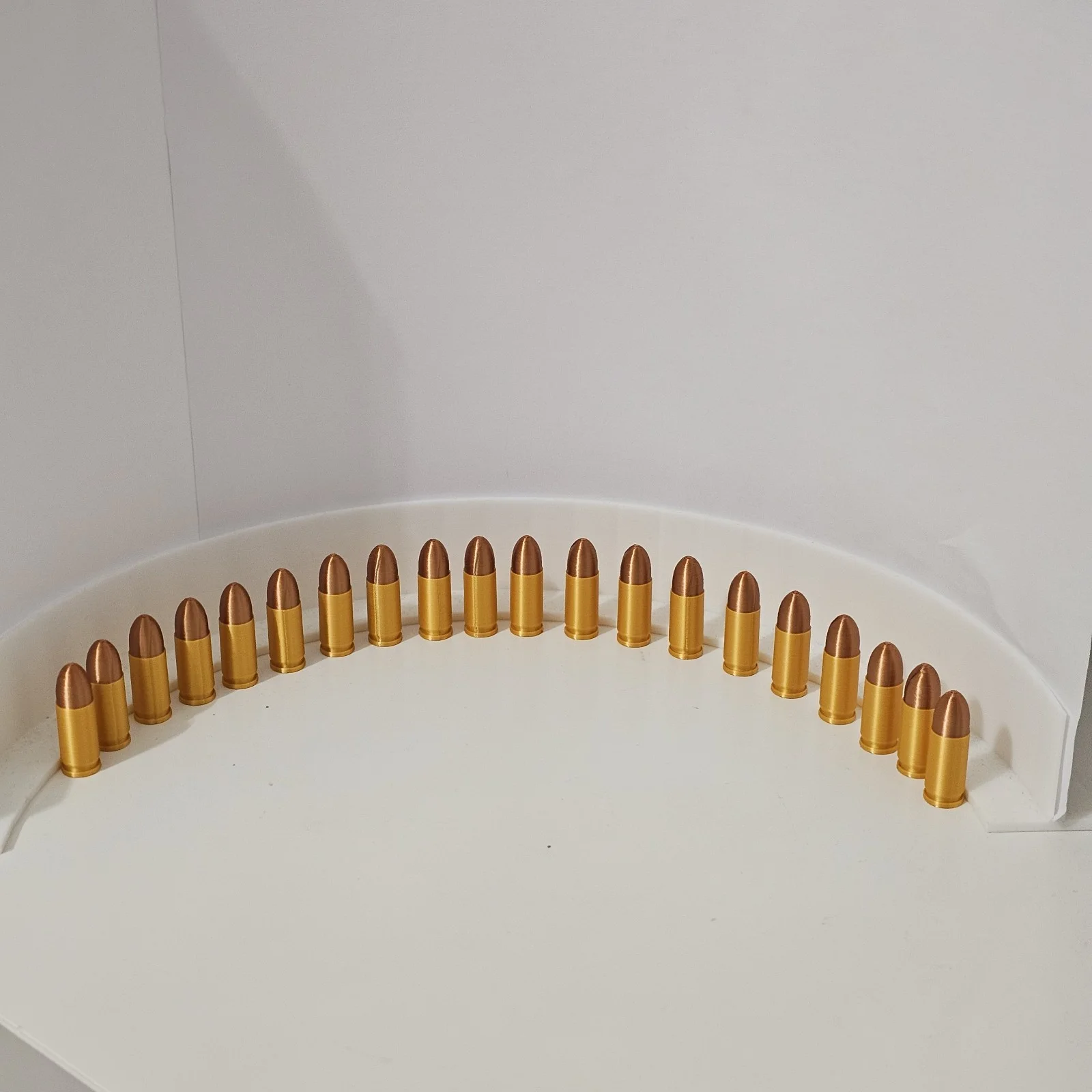 20 x 3D Printed Replica lifesize 9mm Bullets For Cosplay & Movie Props, image 3