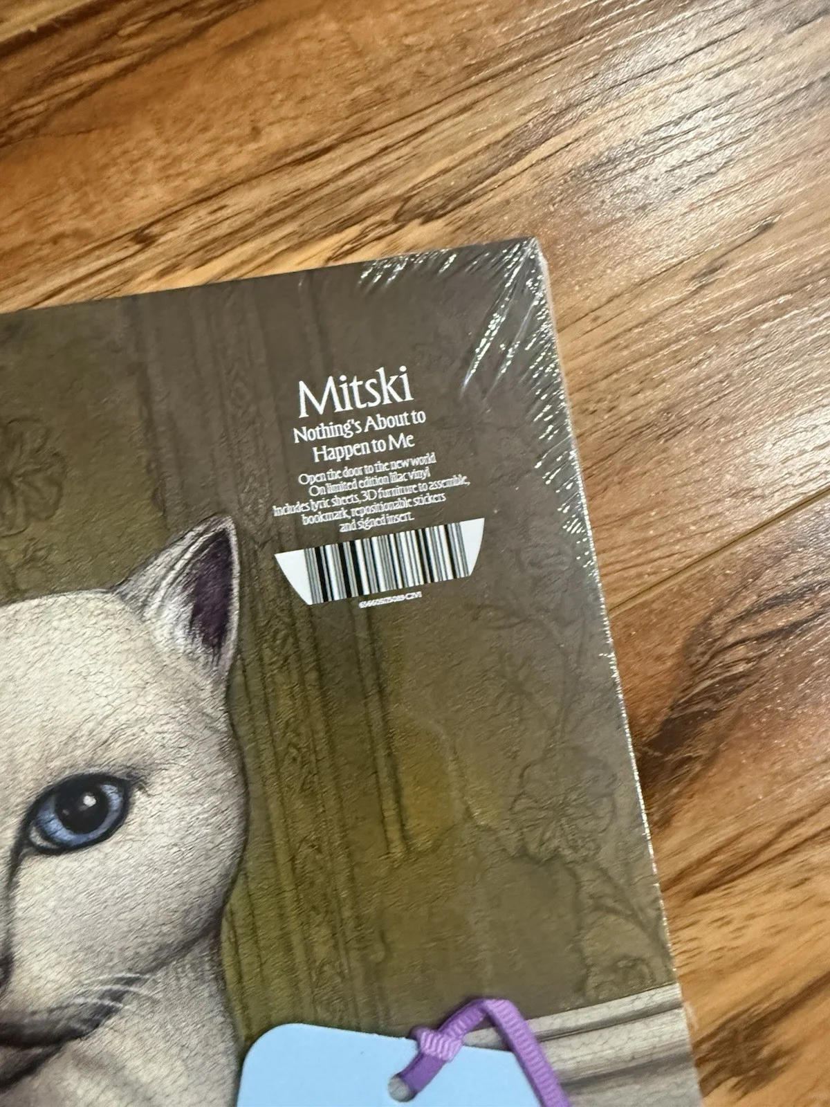 SIGNED Art Card MITSKI Nothings About To Happen To Me NEW Lilac Vinyl Limited, изображение 2