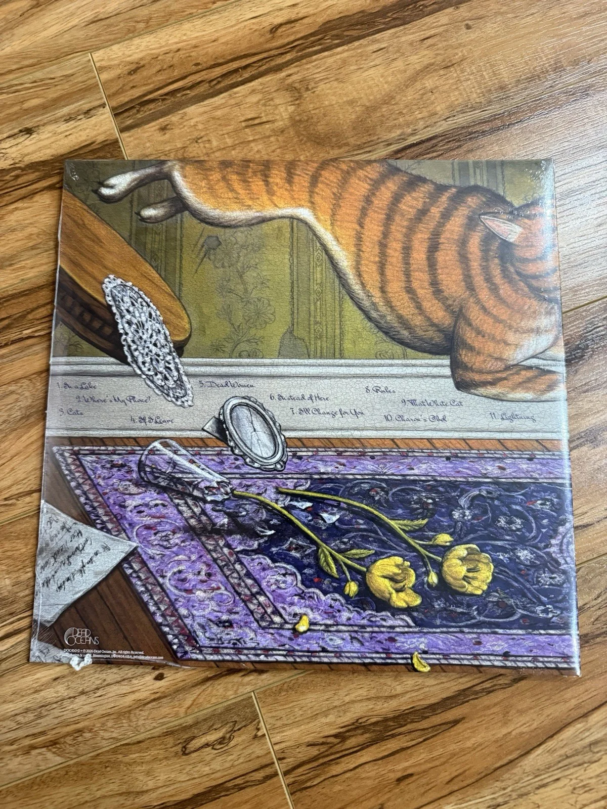 SIGNED Art Card MITSKI Nothings About To Happen To Me NEW Lilac Vinyl Limited, изображение 3