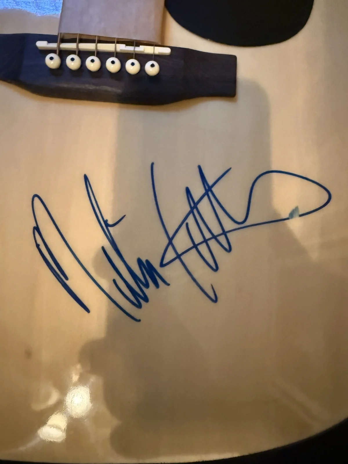 Melissa Etheridge SIGNED ACOUSTIC GUITAR AUTOGRAPH FULL SIZE ROGUE, image 2