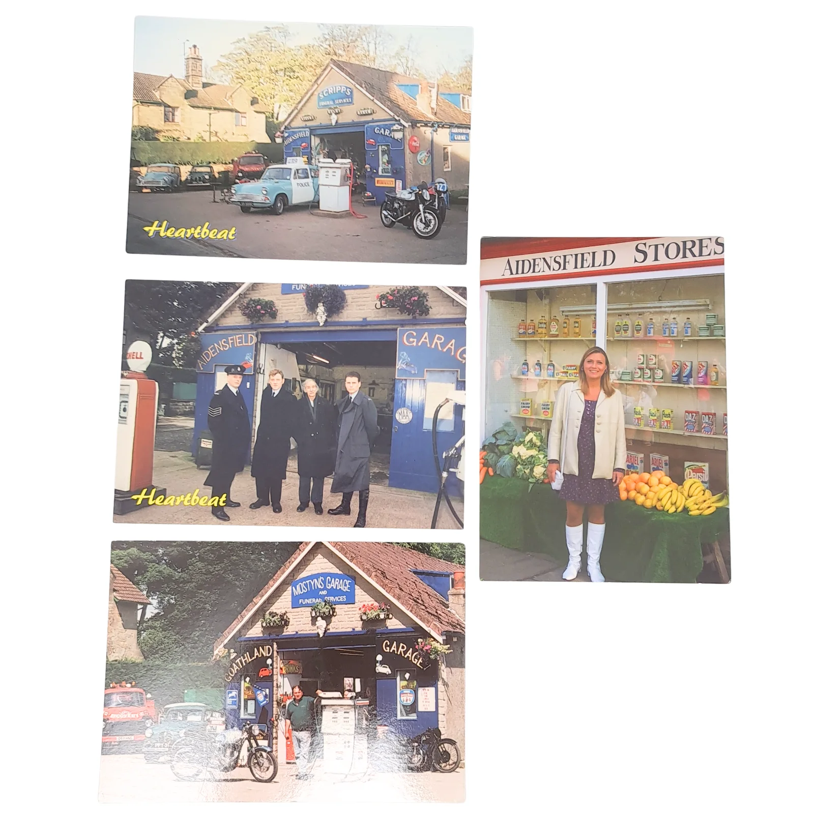 Heartbeat TV Show Postcards Set Aidenfield Garage Whitby 15x10cm, изображение 2