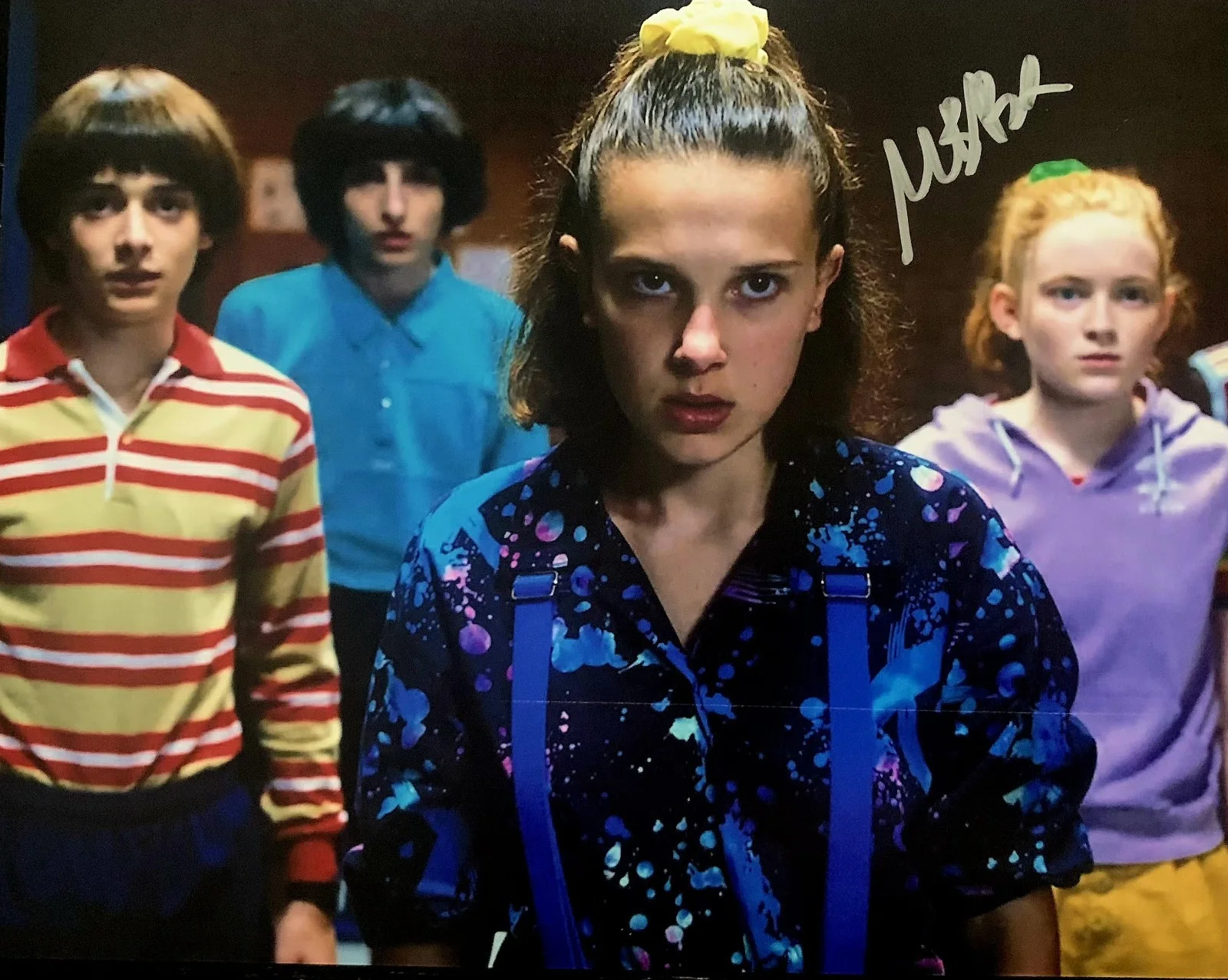 Mille Bobby Brown — Millie Bobby Brown SIGNED 8x10 Photo Stranger Things Eleven