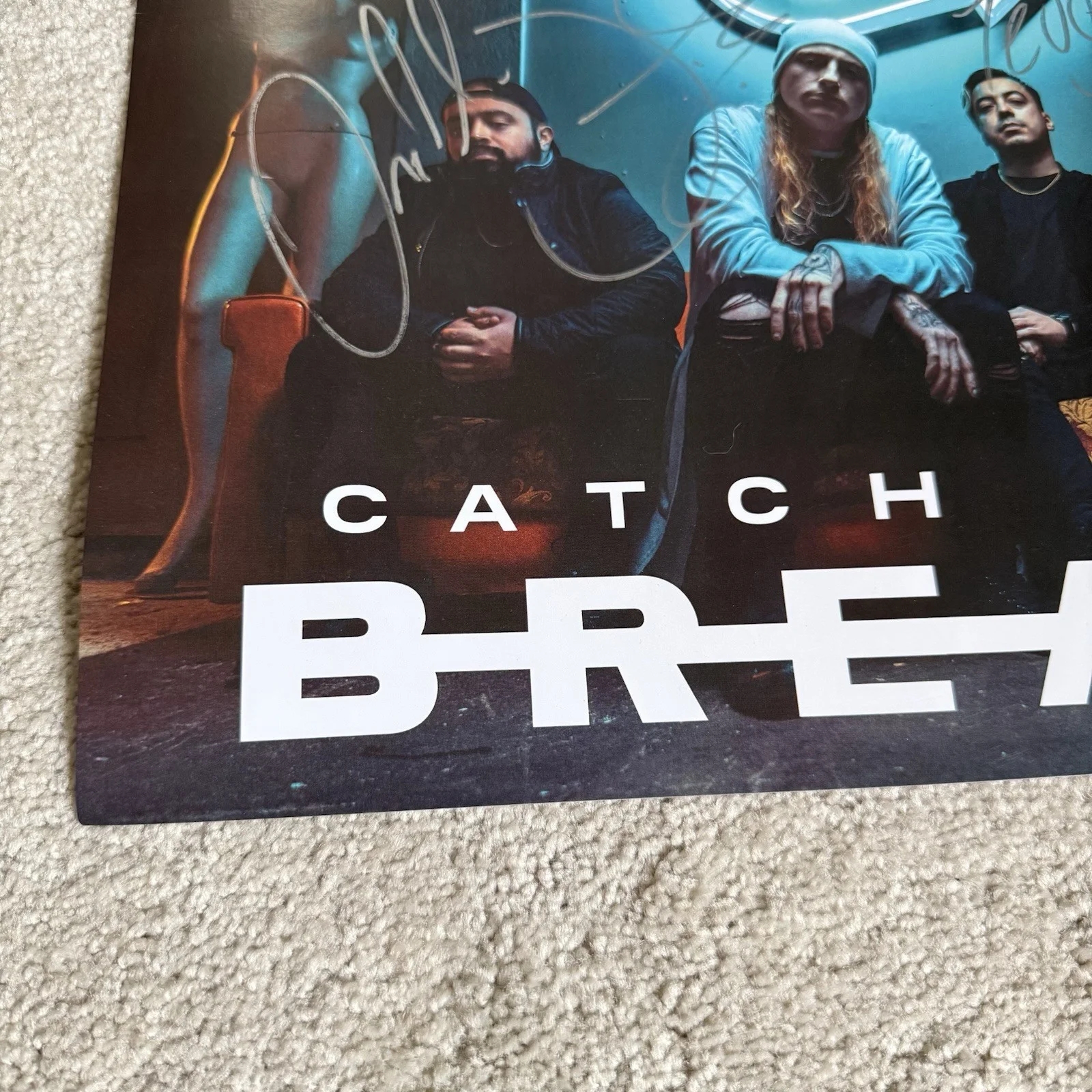 Catch Your Breath Rock Band Musicians Signed 8x10 Photo, image 5