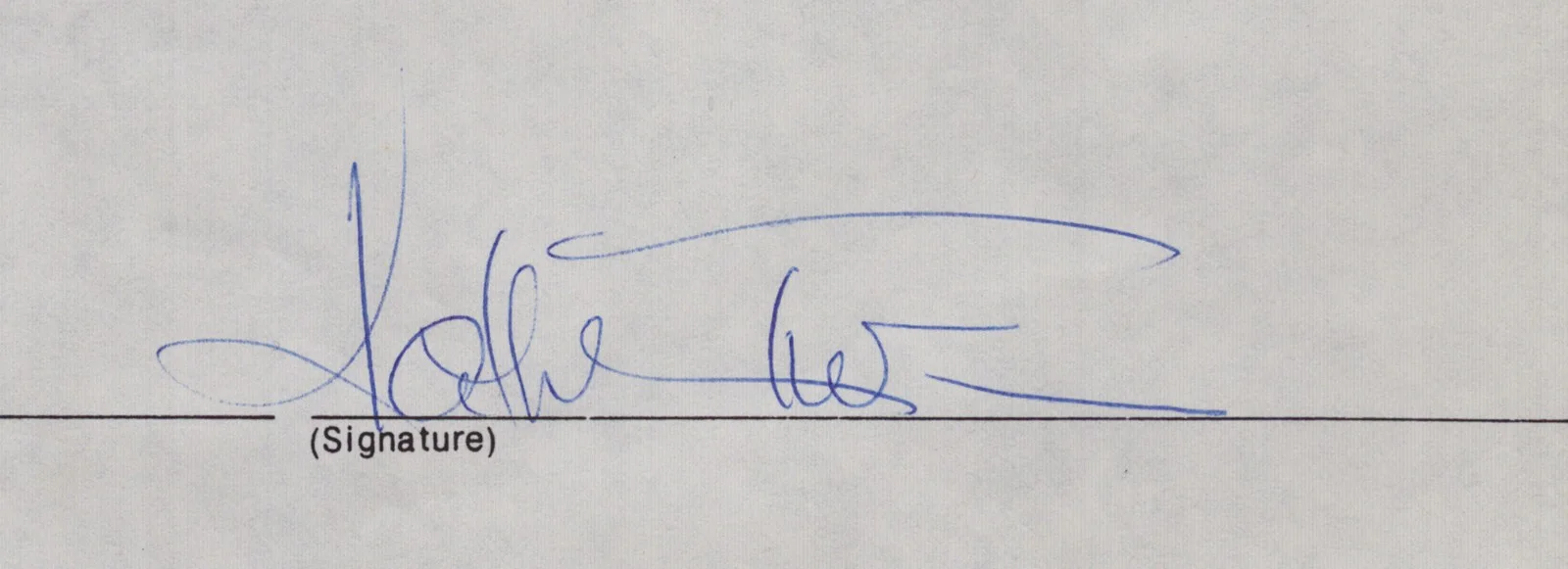 Kathleen Turner — KATHLEEN TURNER - DOCUMENT SIGNED 12/22/1988, image 2