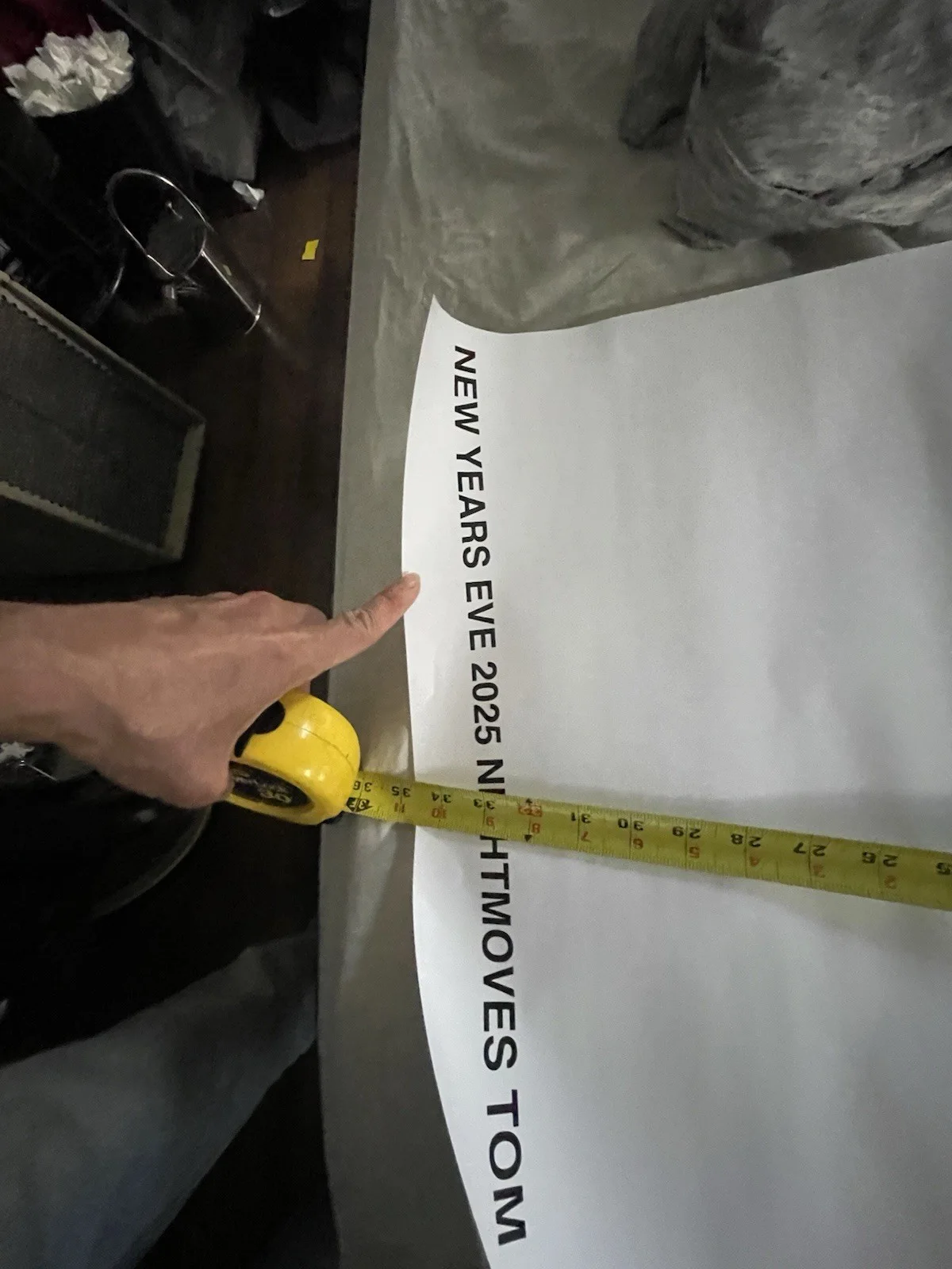VERY RARE TOM of England DJ new years eve NightMoves 2025 POSTER 24 x 36, изображение 4