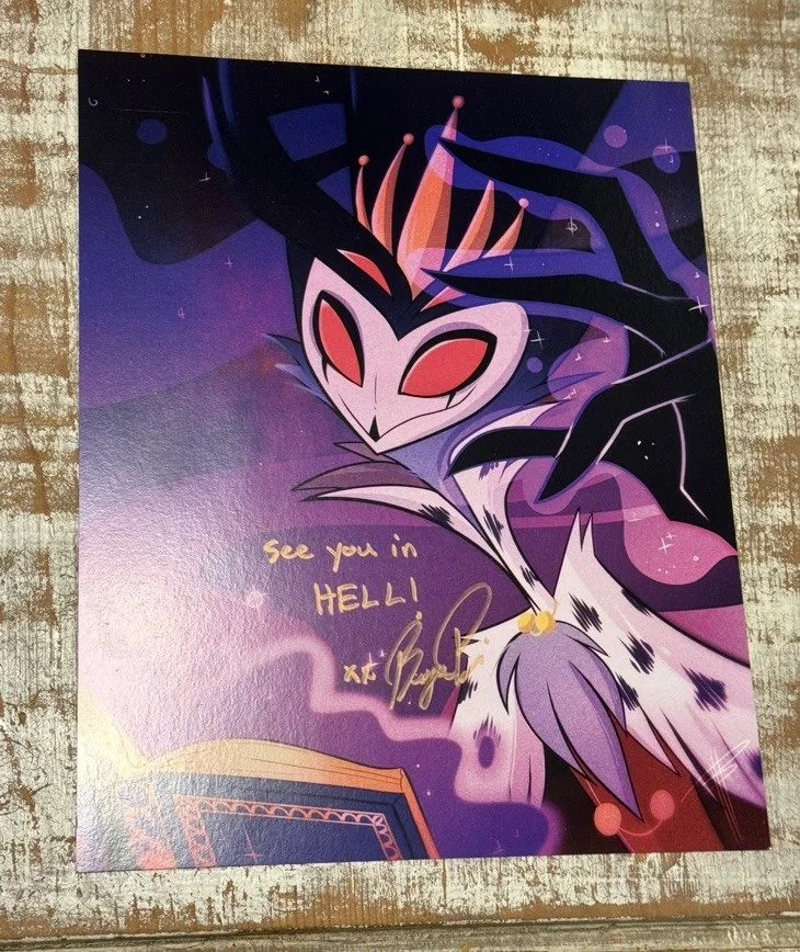 Bryce Pinkham Autographed Photo with JSA. /Stolas/ helluvaboss, image 2