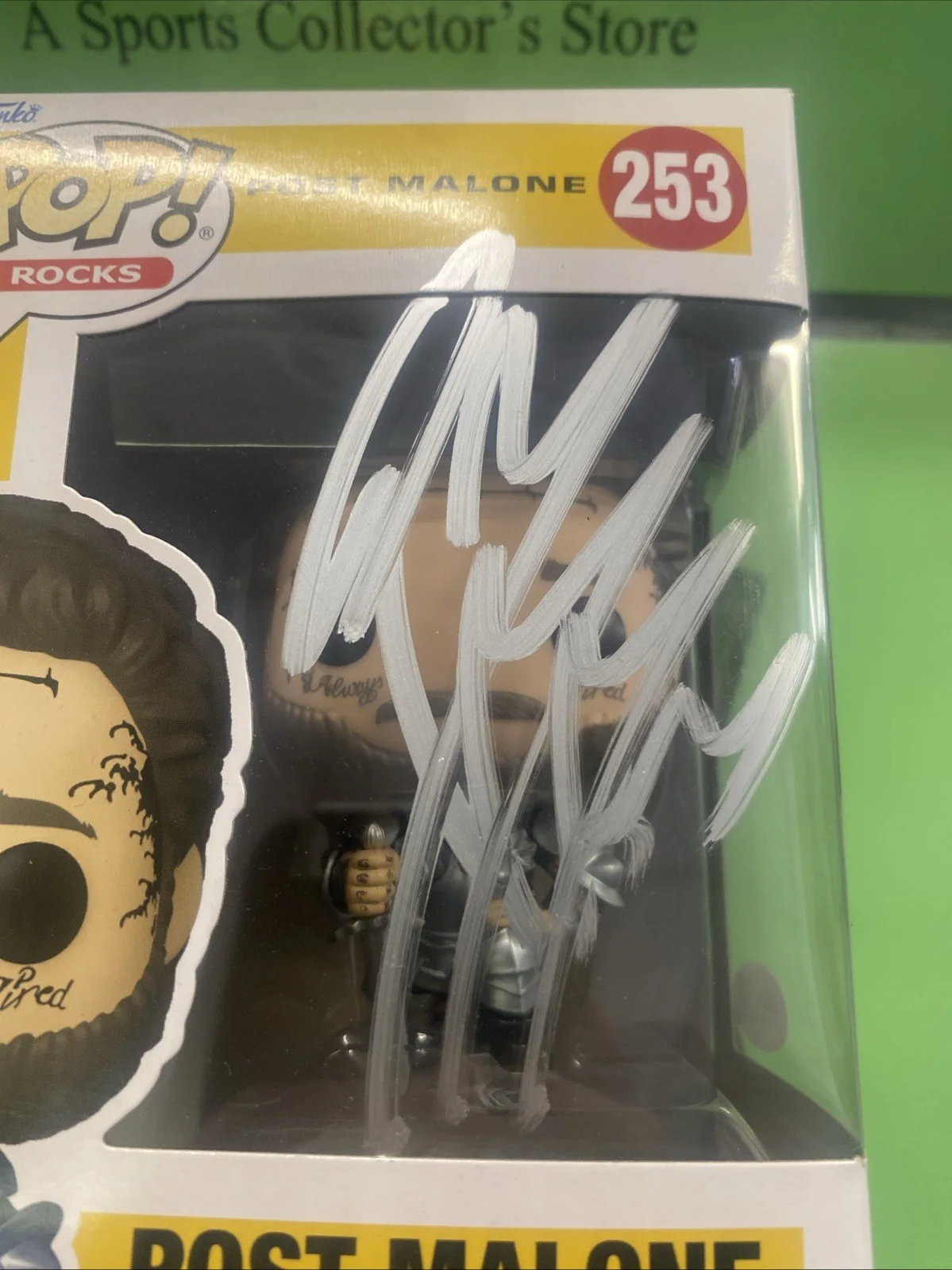 Post Malone Autographed Funko Pop Rocks #253 Music Rare JSA Authenticated FC, изображение 2
