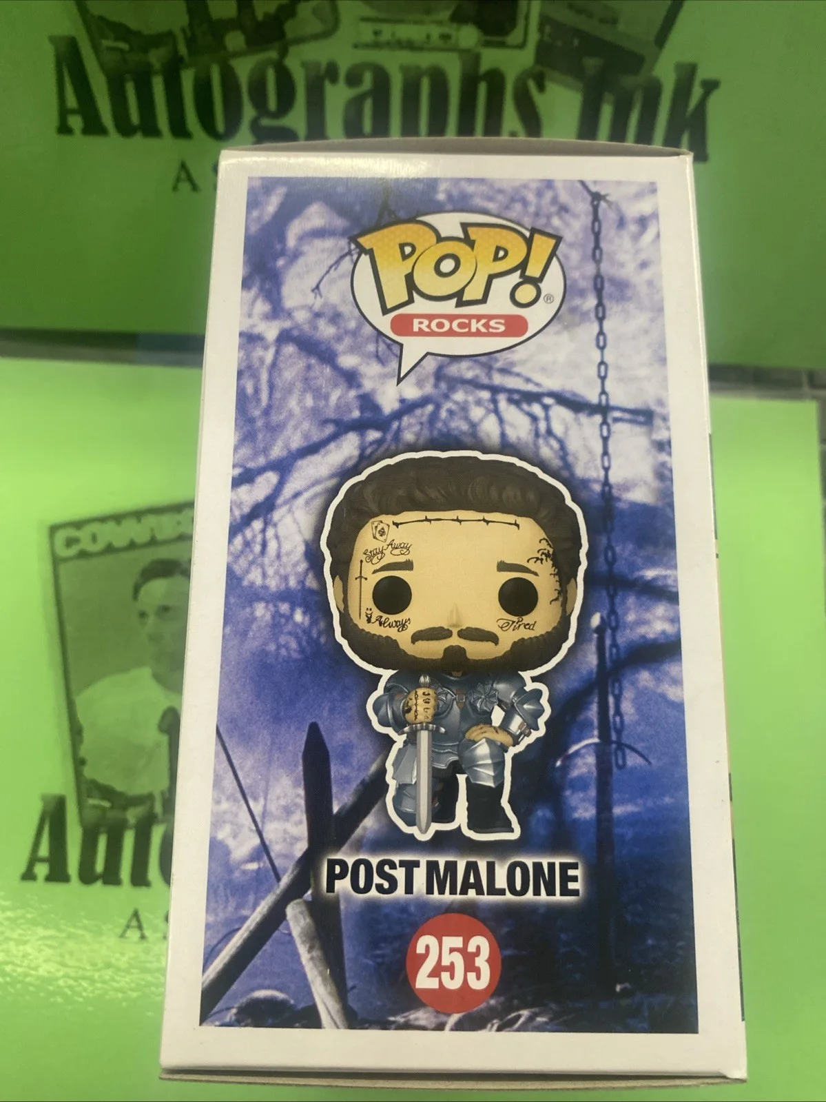 Post Malone Autographed Funko Pop Rocks #253 Music Rare JSA Authenticated FC, изображение 5
