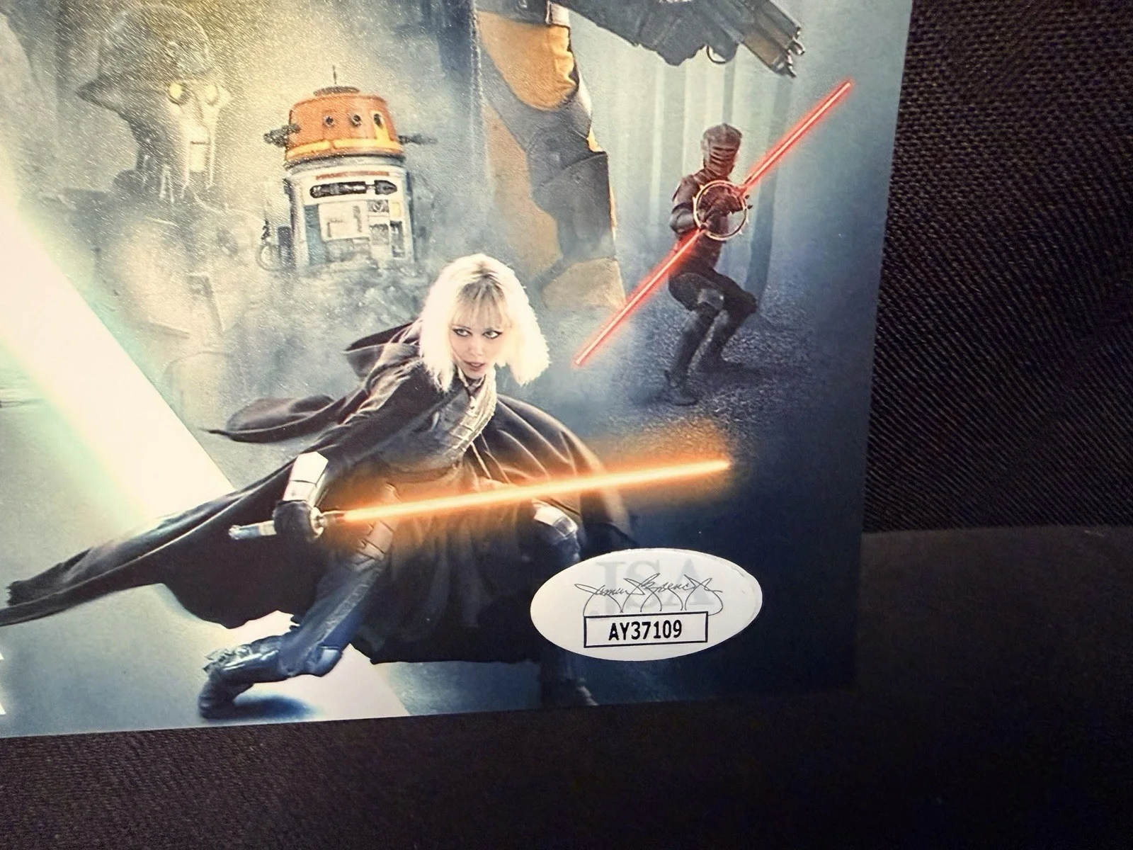 Hayden Christensen Rosario Dawson — Hayden Christensen Rosario Dawson Ahsoka Cast Signed +2 Photo,8x10 JSA Star Wars, изображение 3
