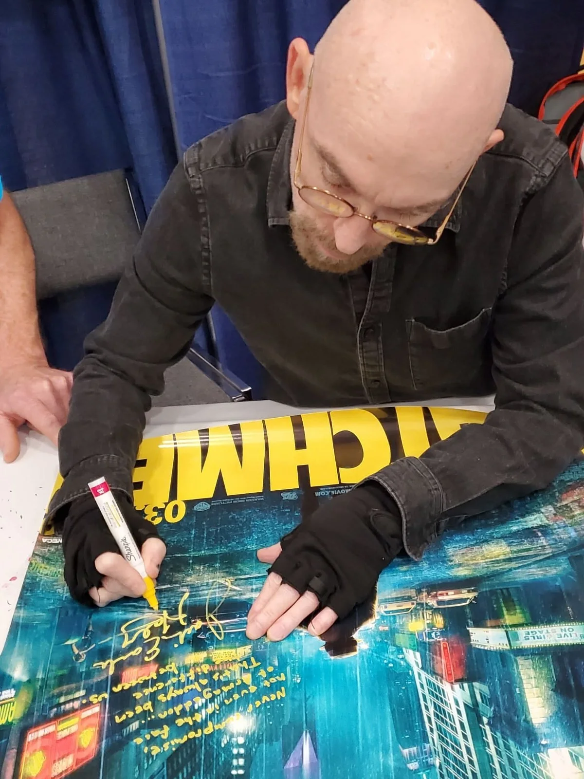 The Watchmen movie poster SIGNED, image 2