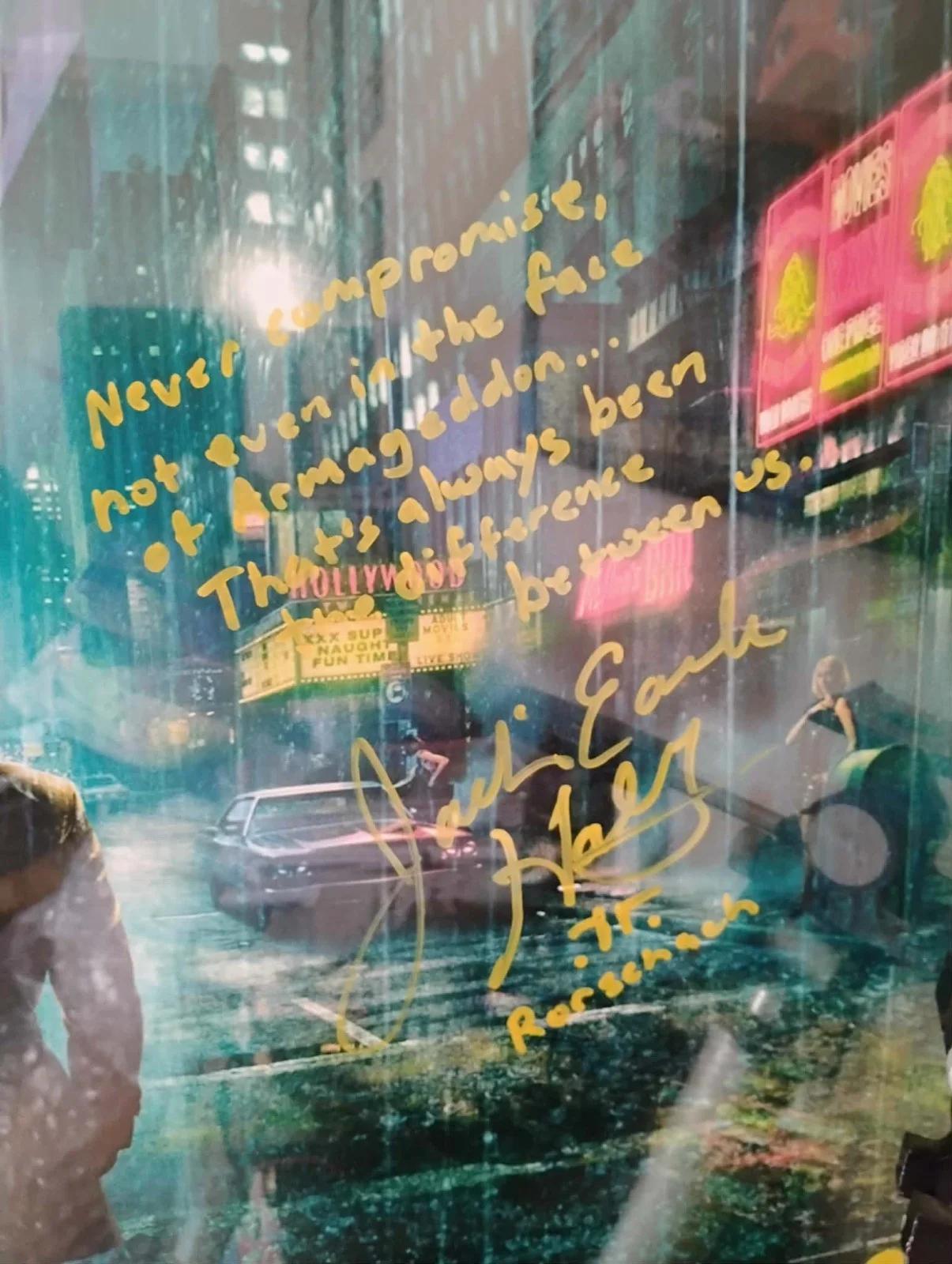 The Watchmen movie poster SIGNED, image 3