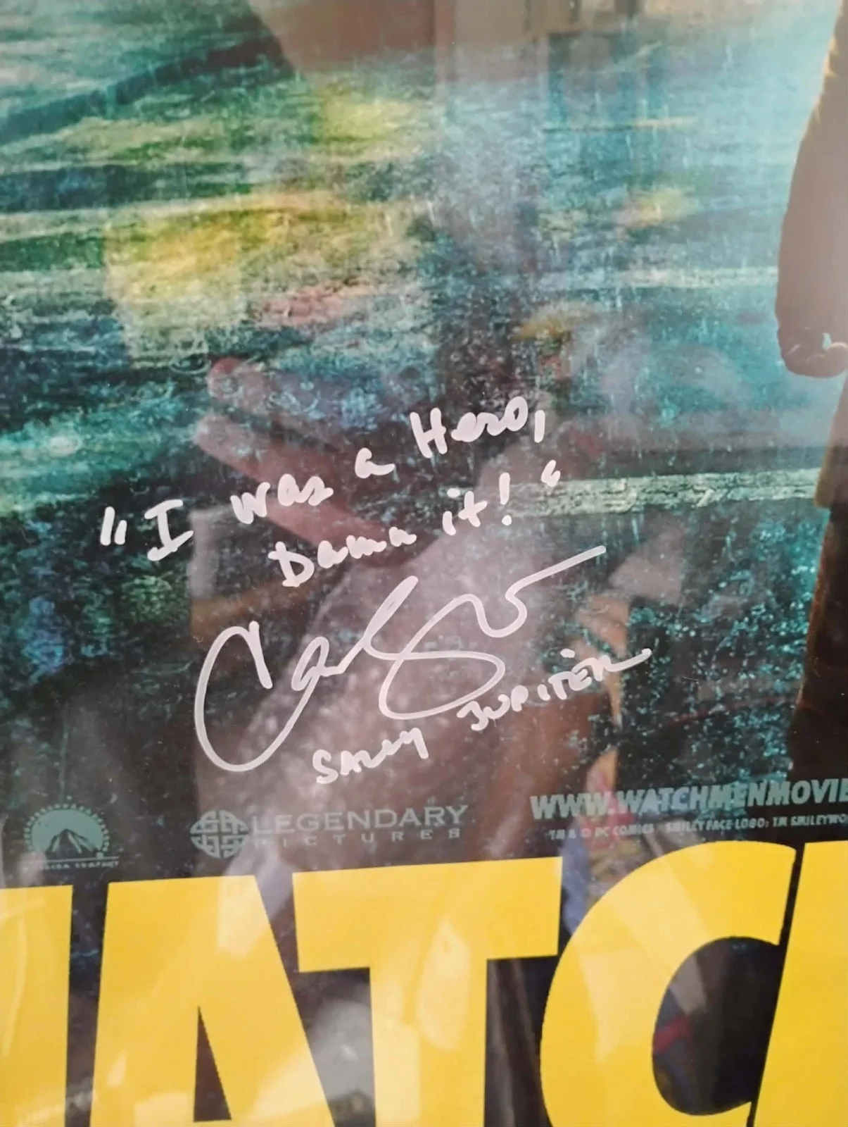 The Watchmen movie poster SIGNED, image 4