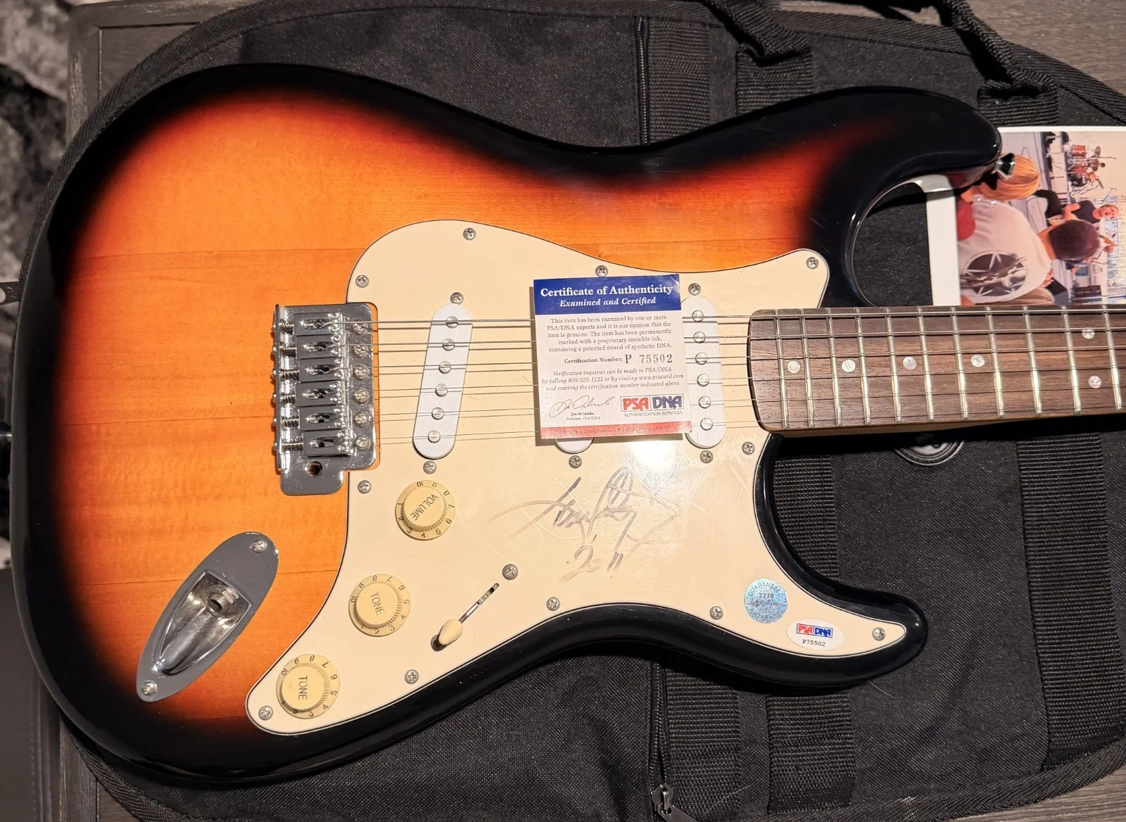 Kenny Wayne Shepherd autographed electric guitar, image 4
